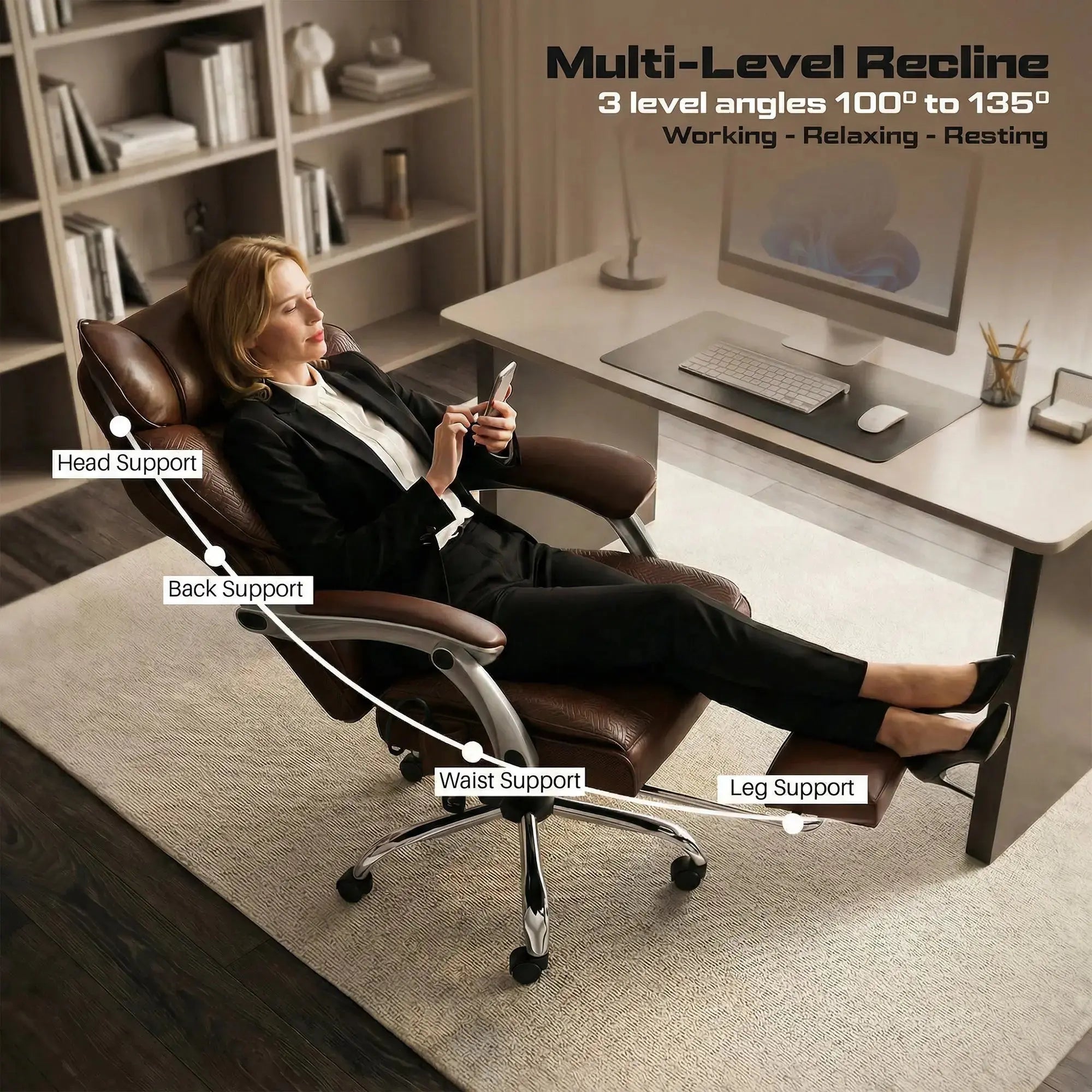 Drogo Emperium Ergonomic Office Chair for Office and Work From Home Drogo India