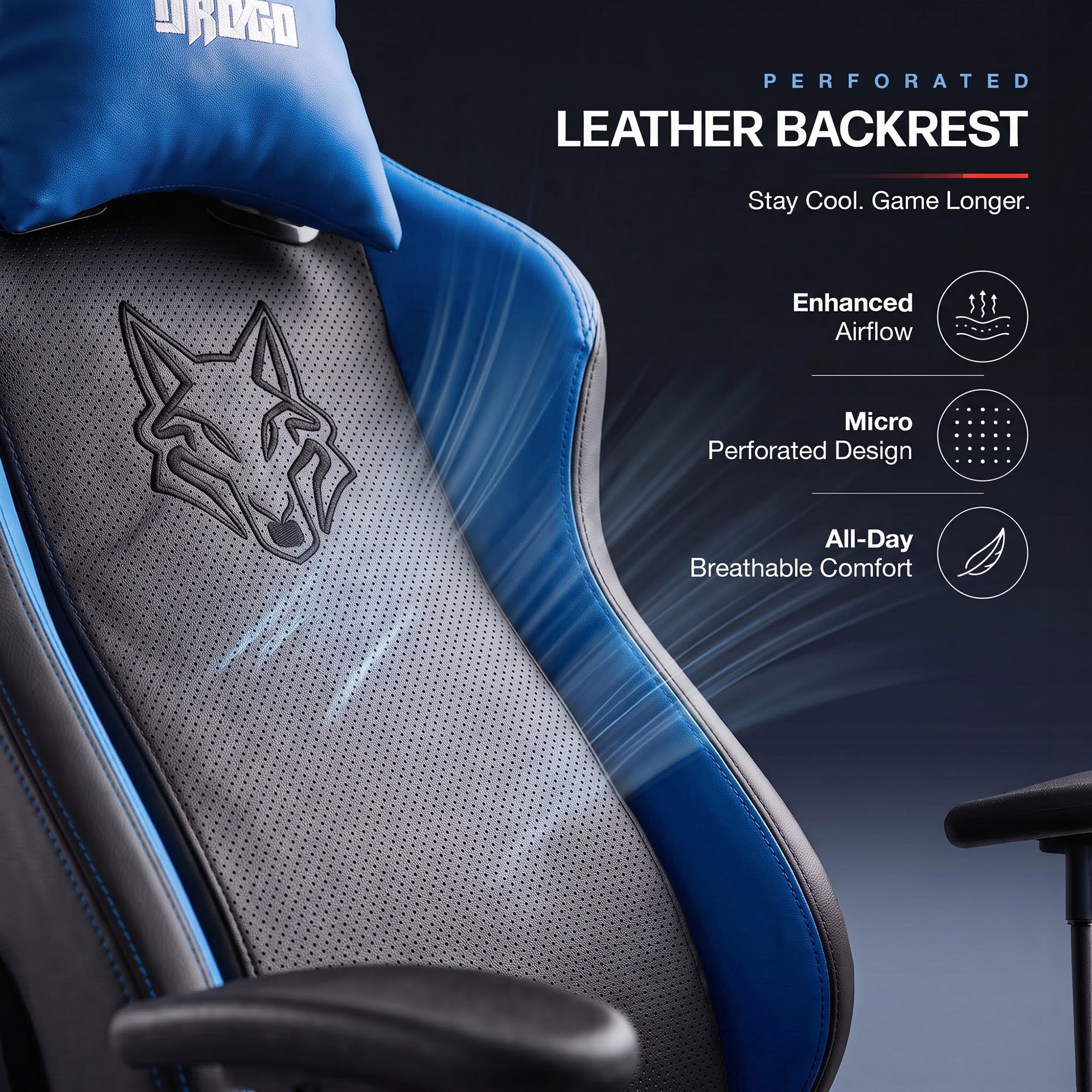 Drogo Alpha-X Premium Ergonomic Gaming Chair with Footrest