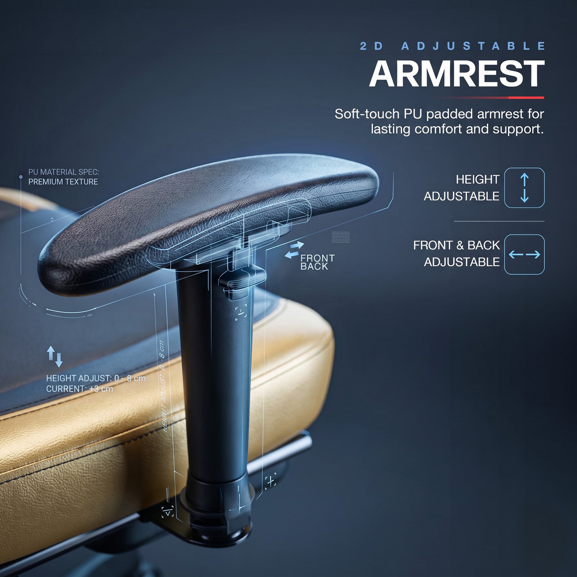 Drogo Alpha-X Premium Ergonomic Gaming Chair with Footrest