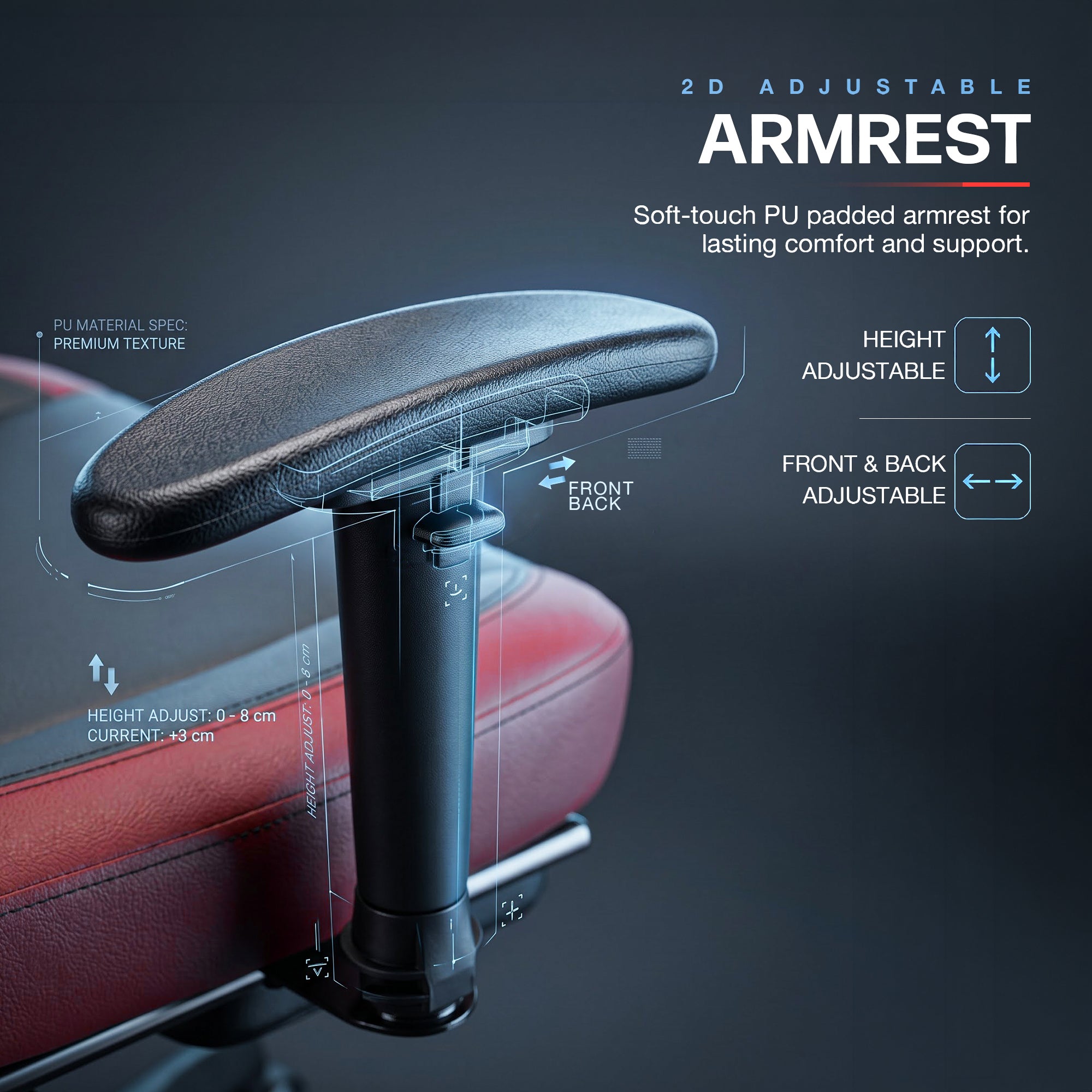 Drogo Alpha-X Premium Ergonomic Gaming Chair with Footrest
