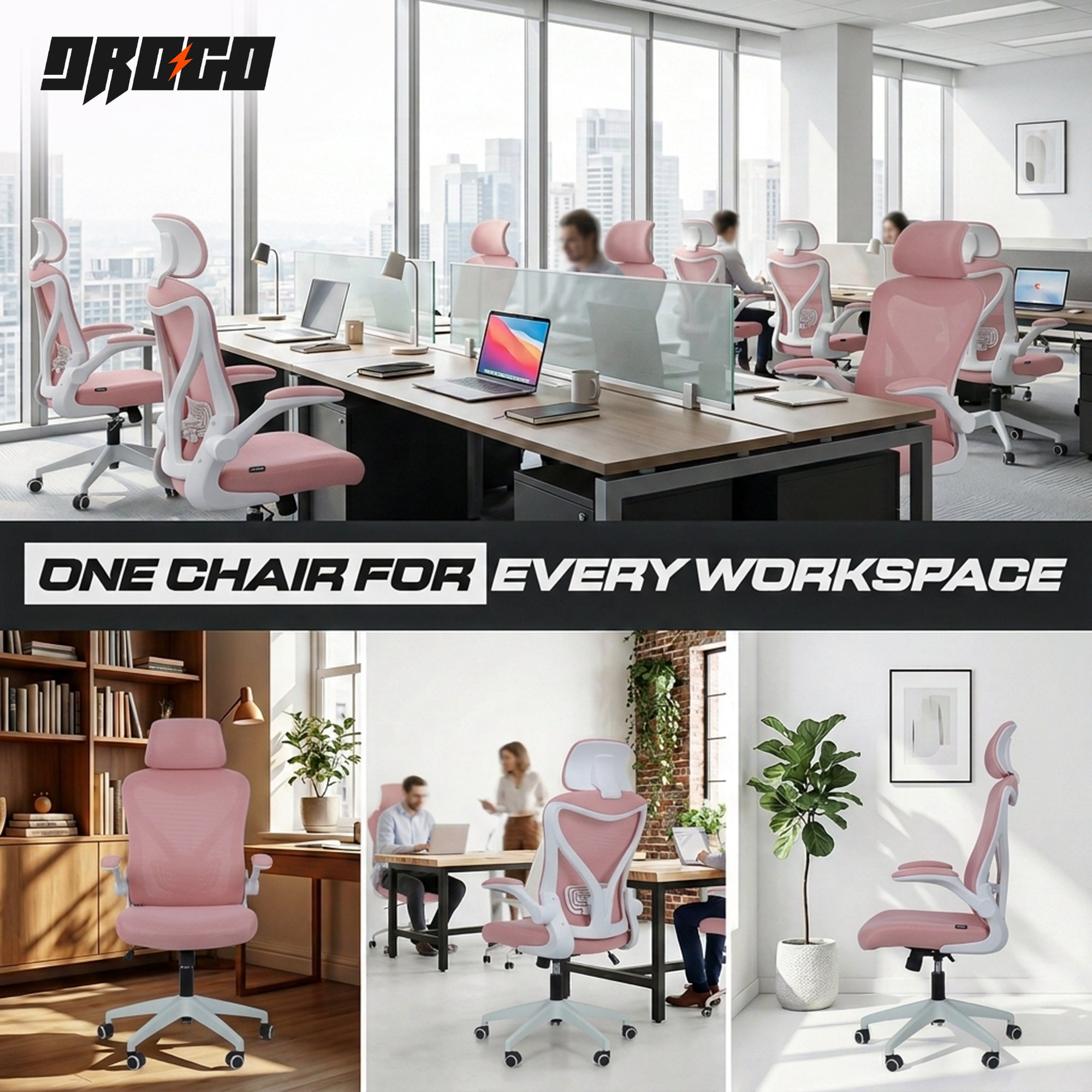 Drogo Marshal Pro Premium Ergonomic Office Chair for Work from Home