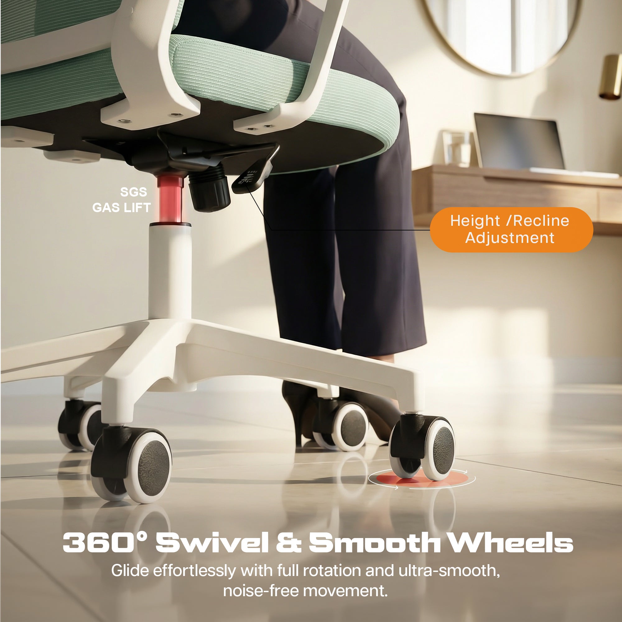 Drogo ComfortWing Ergonomic Office Chair for Work from Home Desk Chair