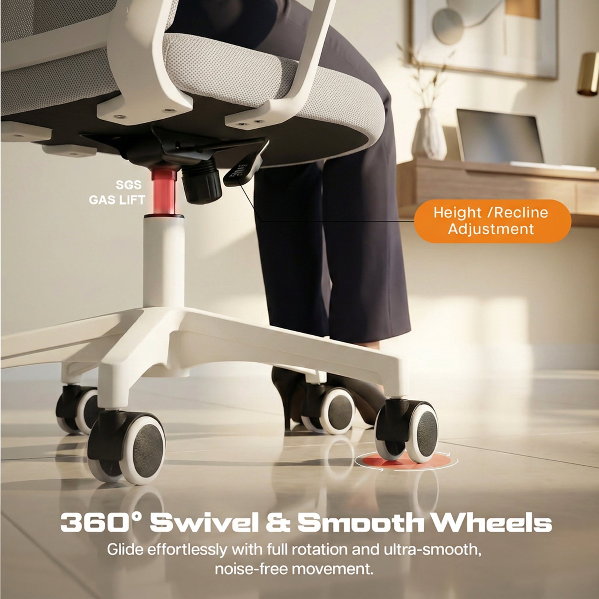 Drogo ComfortWing Ergonomic Office Chair for Work from Home Desk Chair