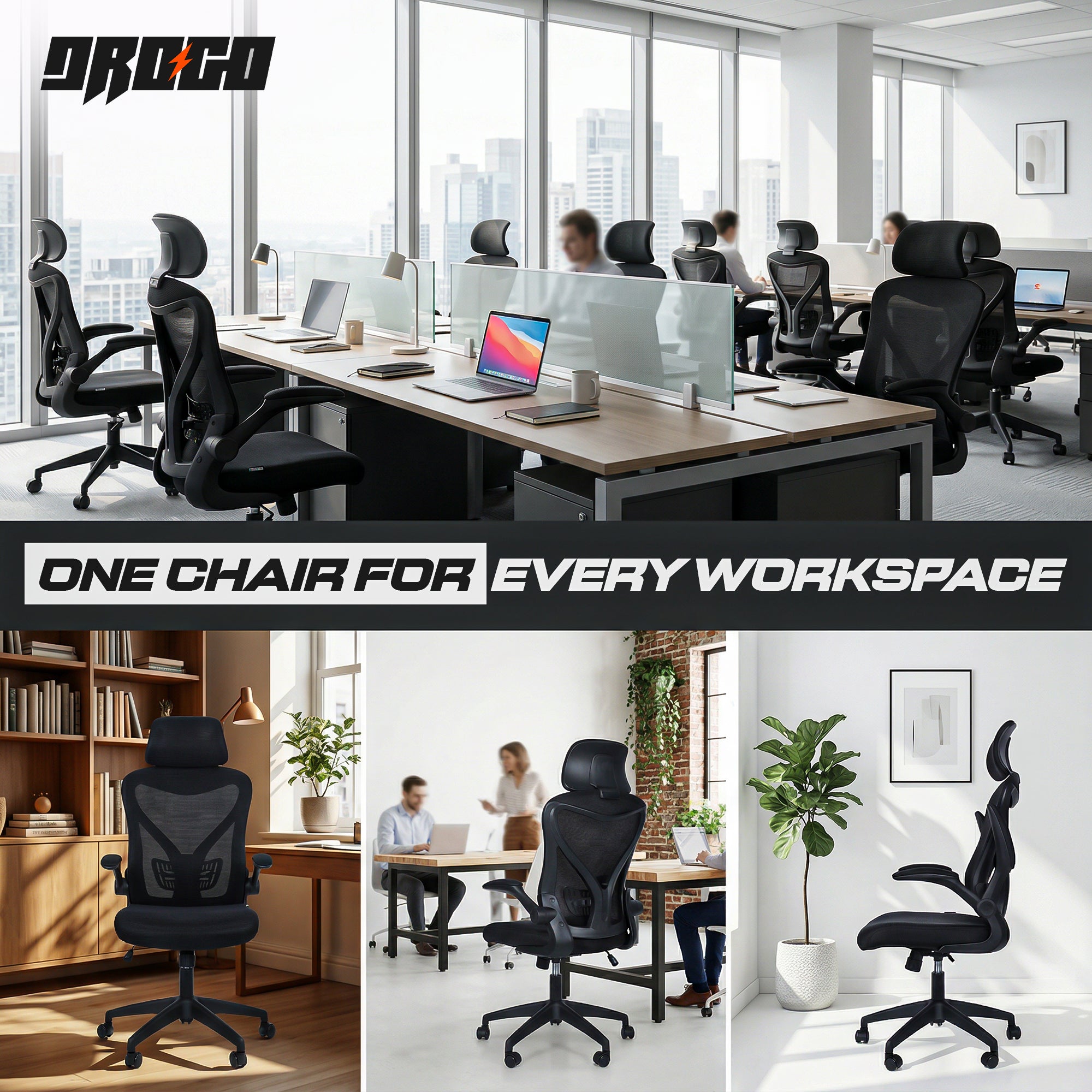 Drogo Marshal Pro Premium Ergonomic Office Chair for Work from Home