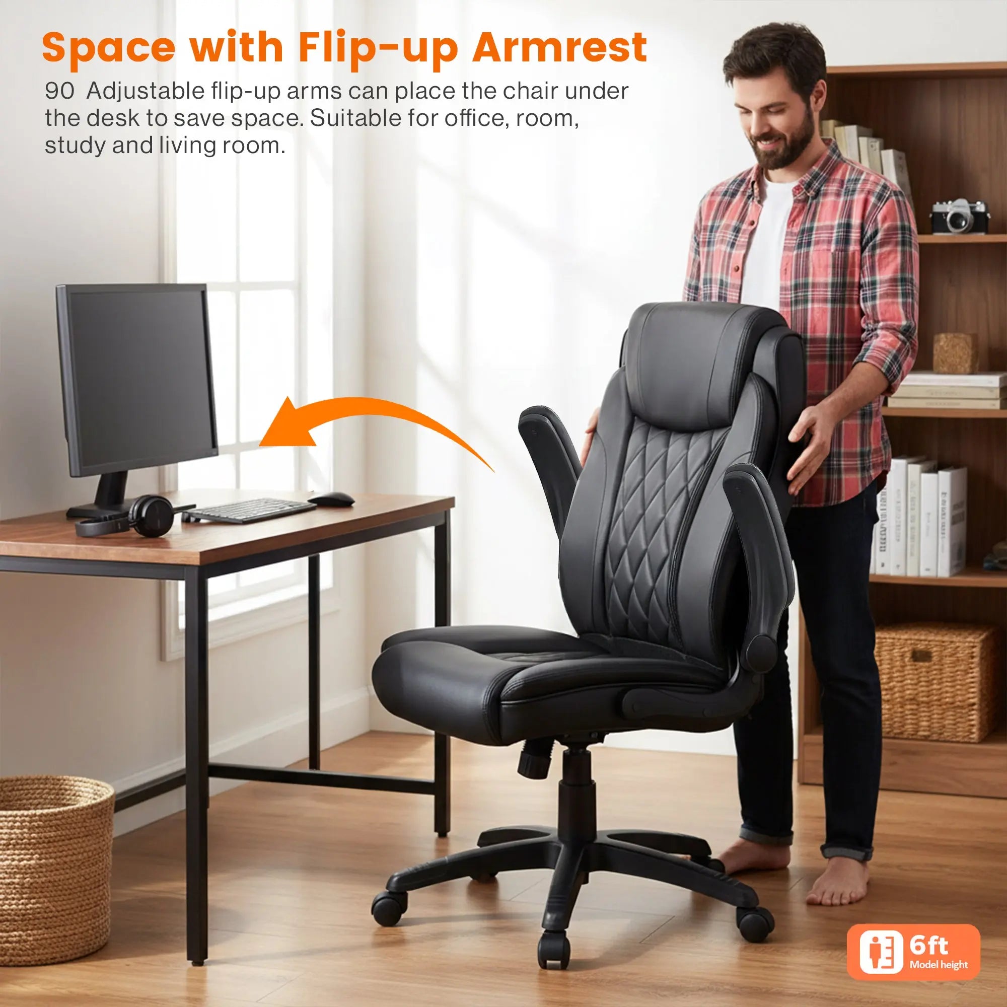 Drogo Dominus Ergonomic Leather Office Chair Drogo India