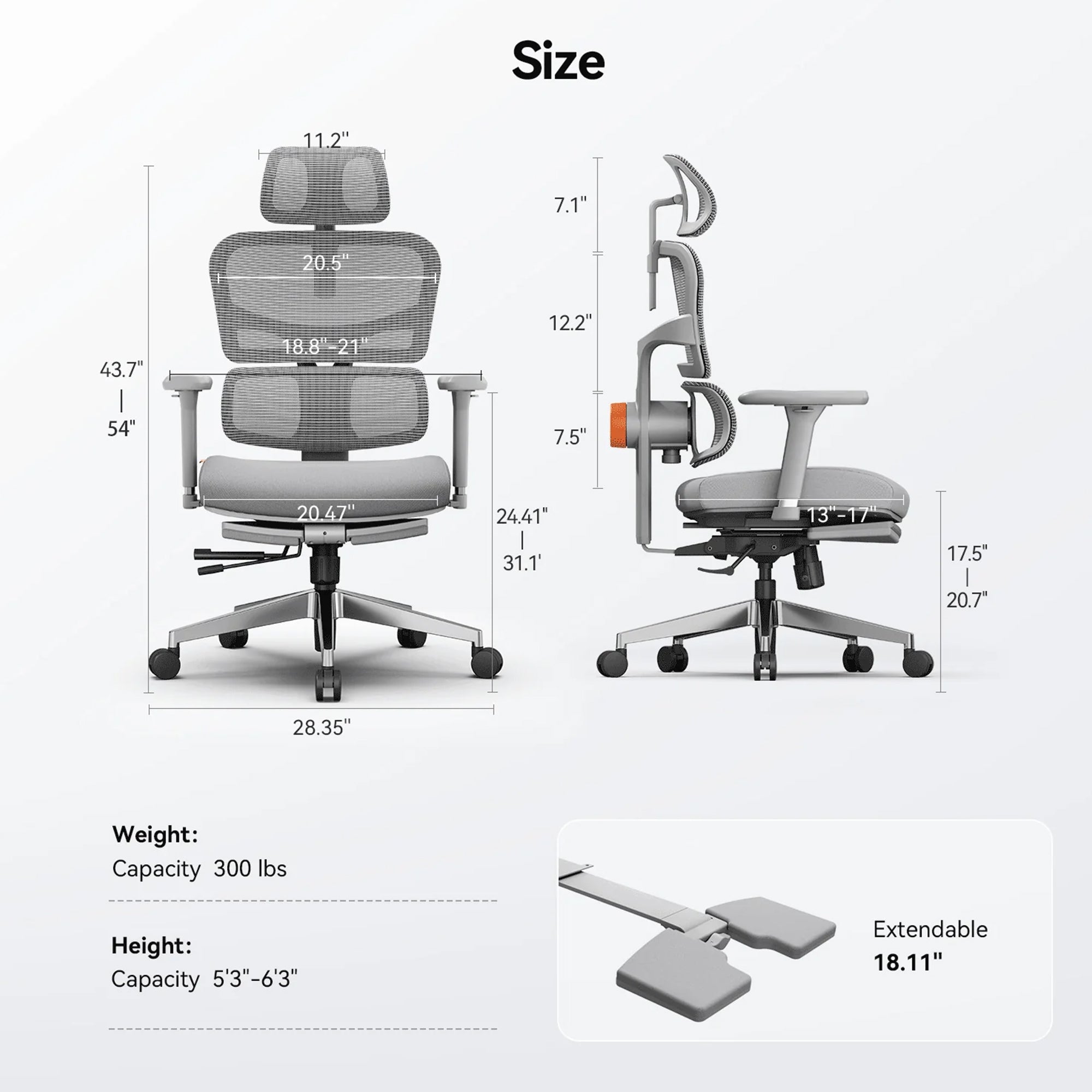 Drogo SitSmart Ergonomic Office Chair for Work from Home
