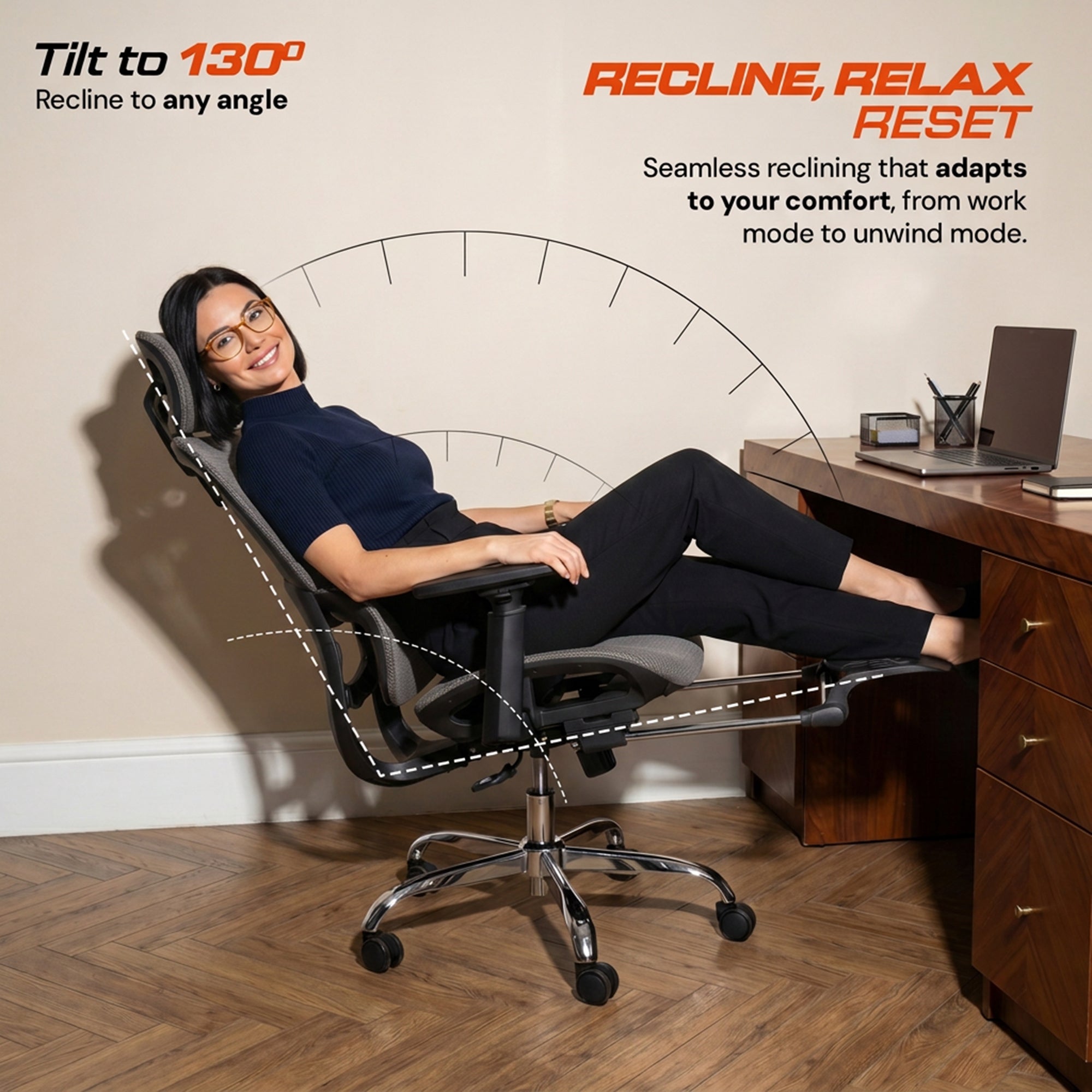 Drogo ProFlex Ergonomic Office Chair for Work from Home