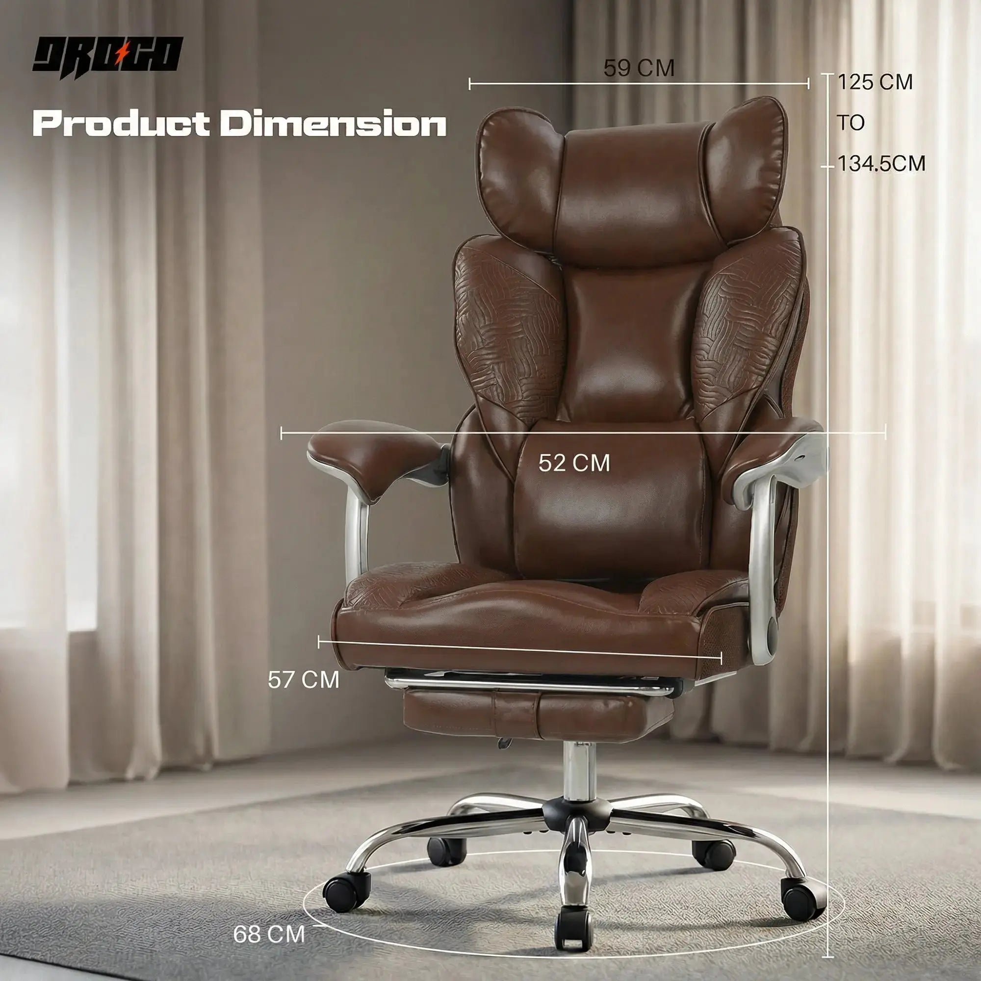 Drogo Emperium Ergonomic Office Chair for Office and Work From Home Drogo India