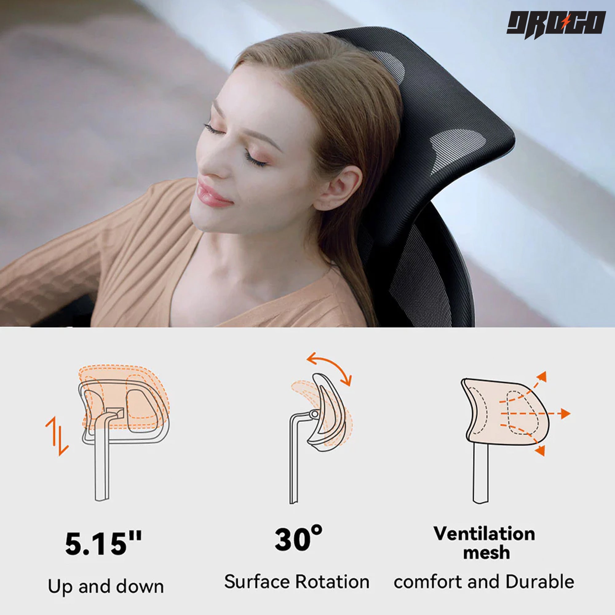 Drogo SitSmart Ergonomic Office Chair for Work from Home