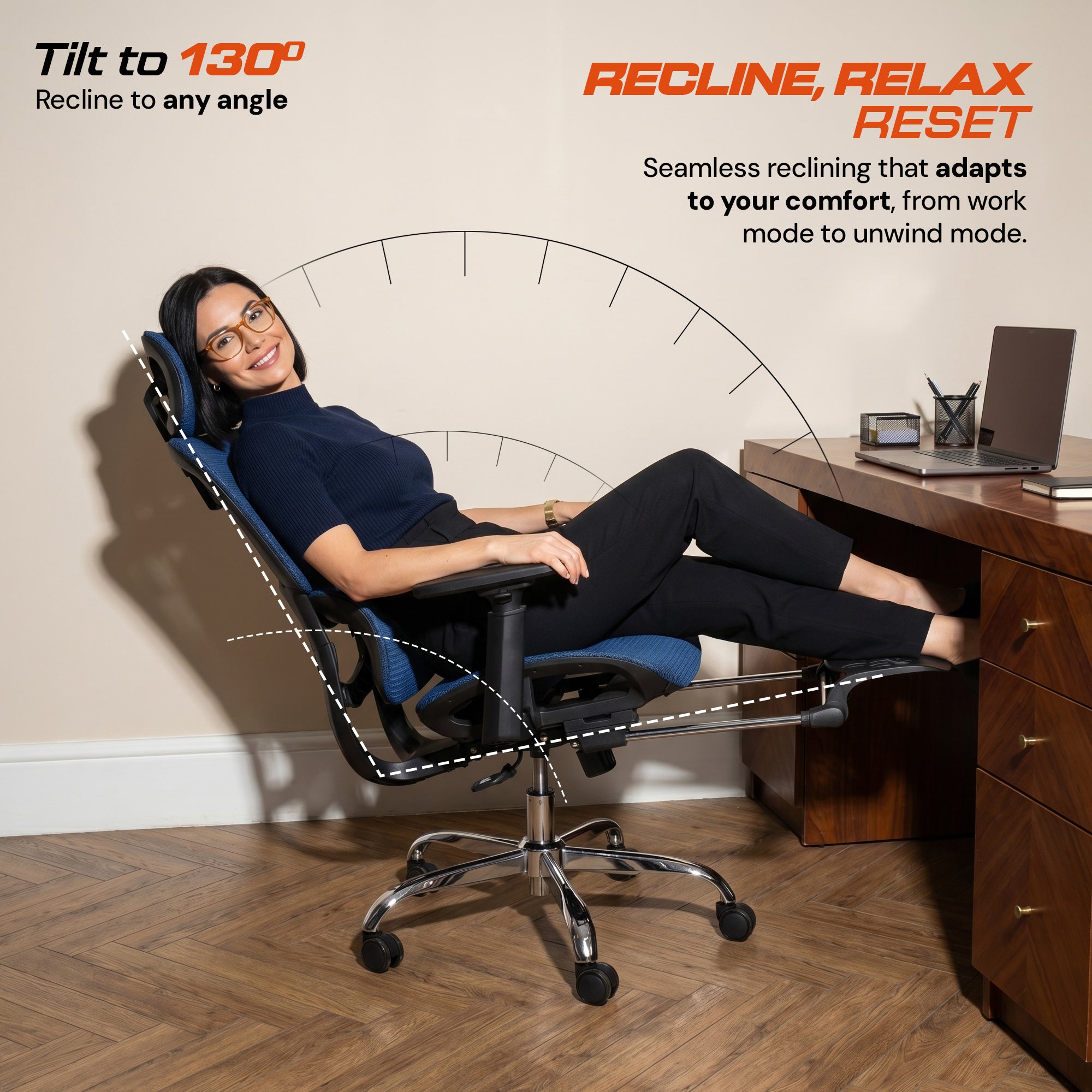 Drogo ProFlex Ergonomic Office Chair for Work from Home