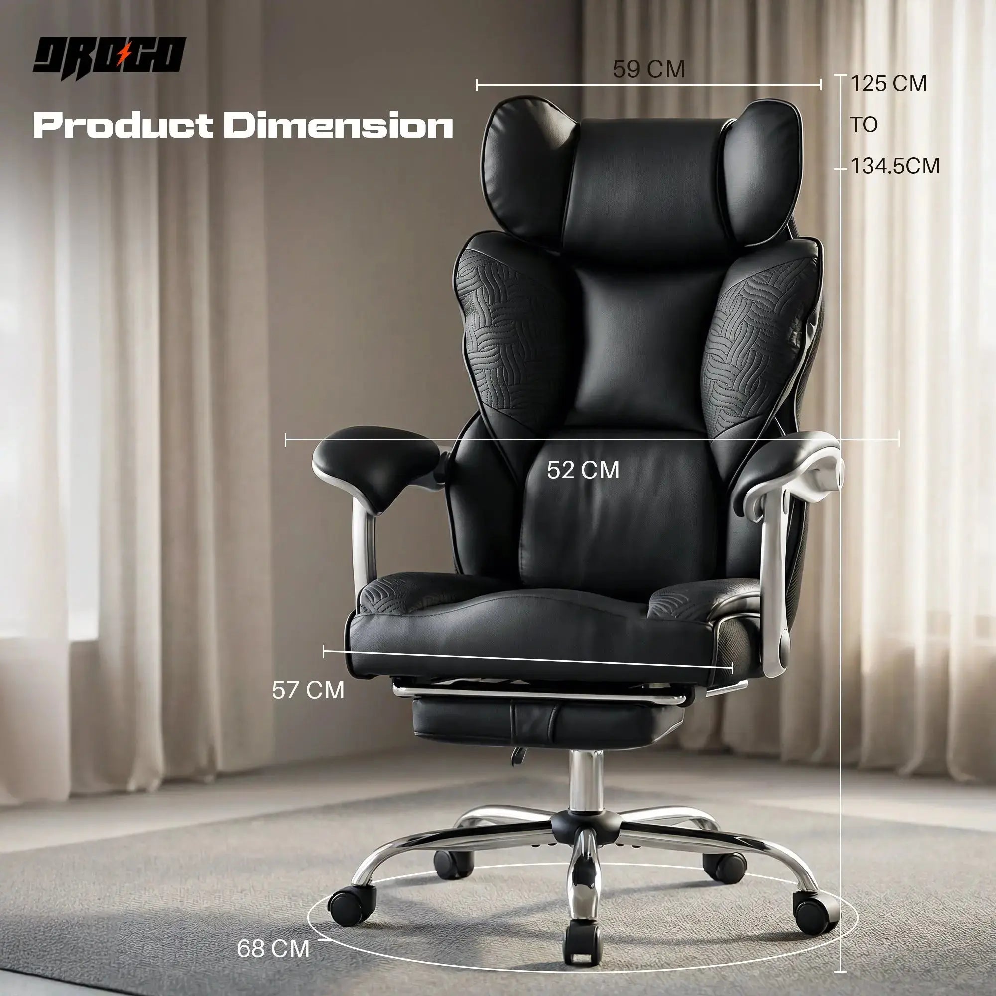 Drogo Emperium Ergonomic Office Chair for Office and Work From Home Drogo India
