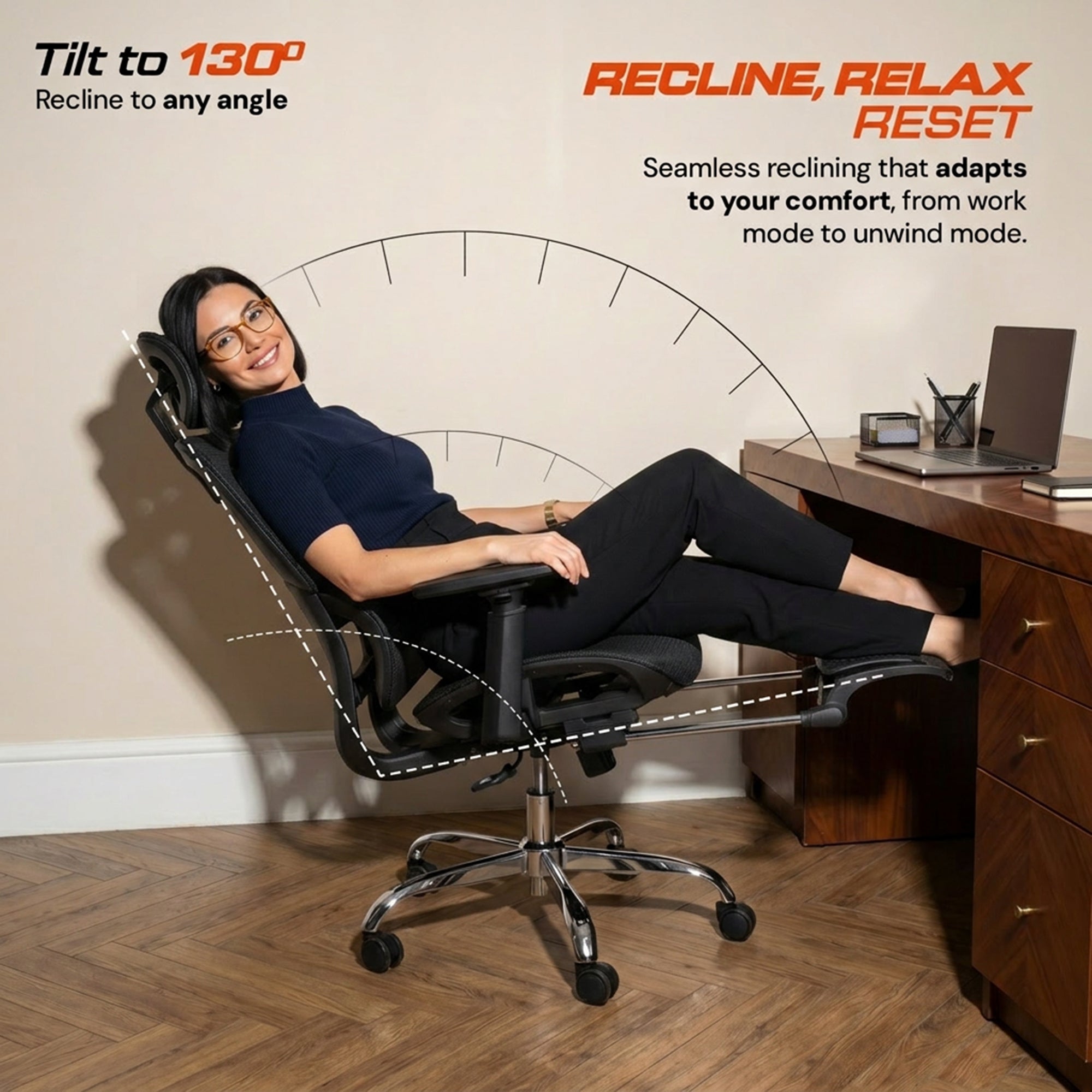 Drogo ProFlex Ergonomic Office Chair for Work from Home