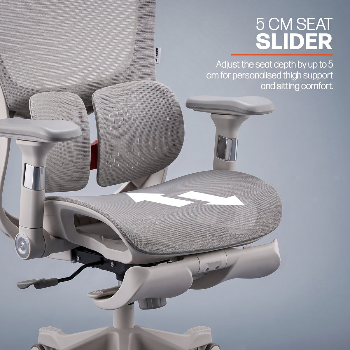 Drogo Axion Ergonomic Office Chair Lumbar Support & Mesh Back Chair