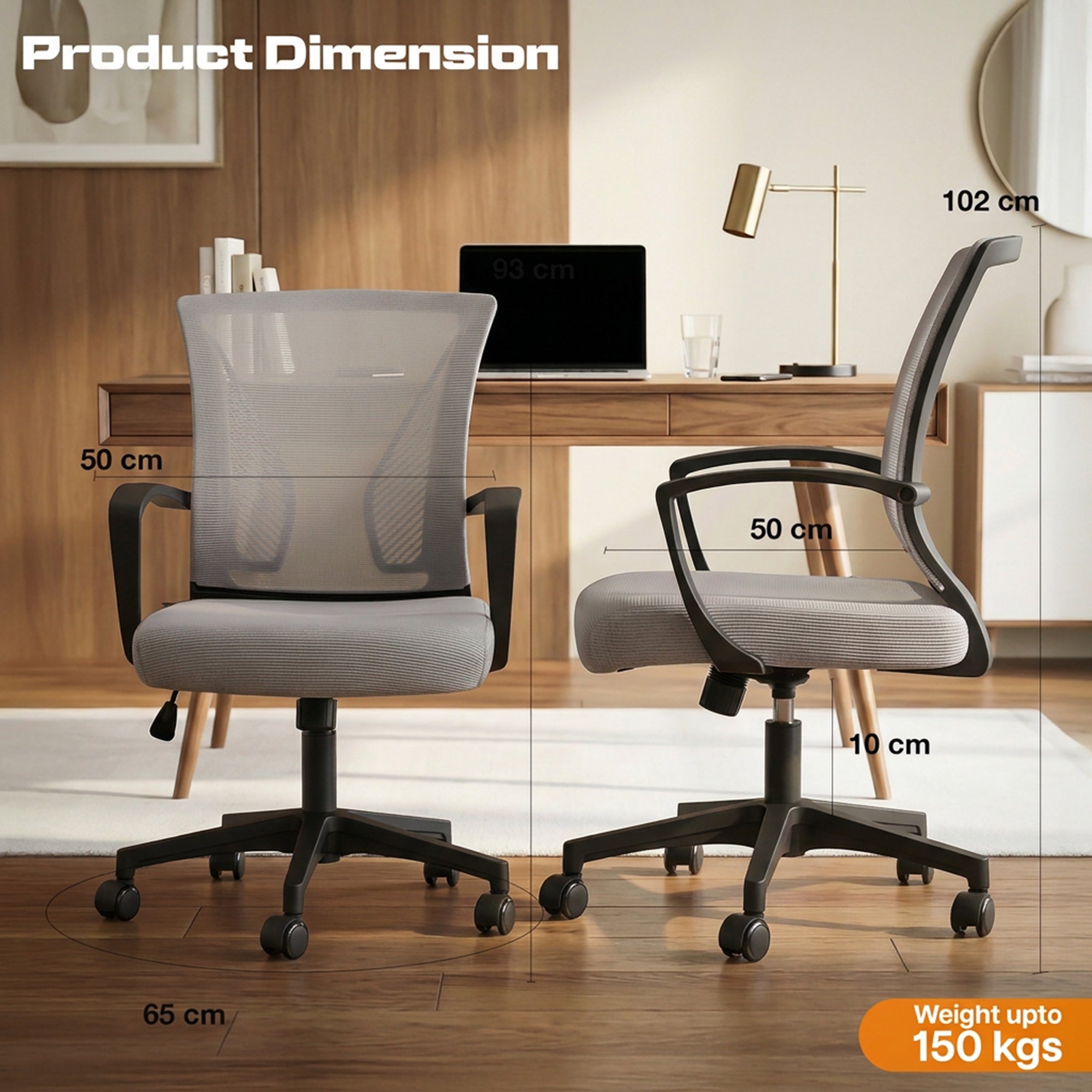 Drogo ComfortWing Ergonomic Office Chair for Work from Home Desk Chair