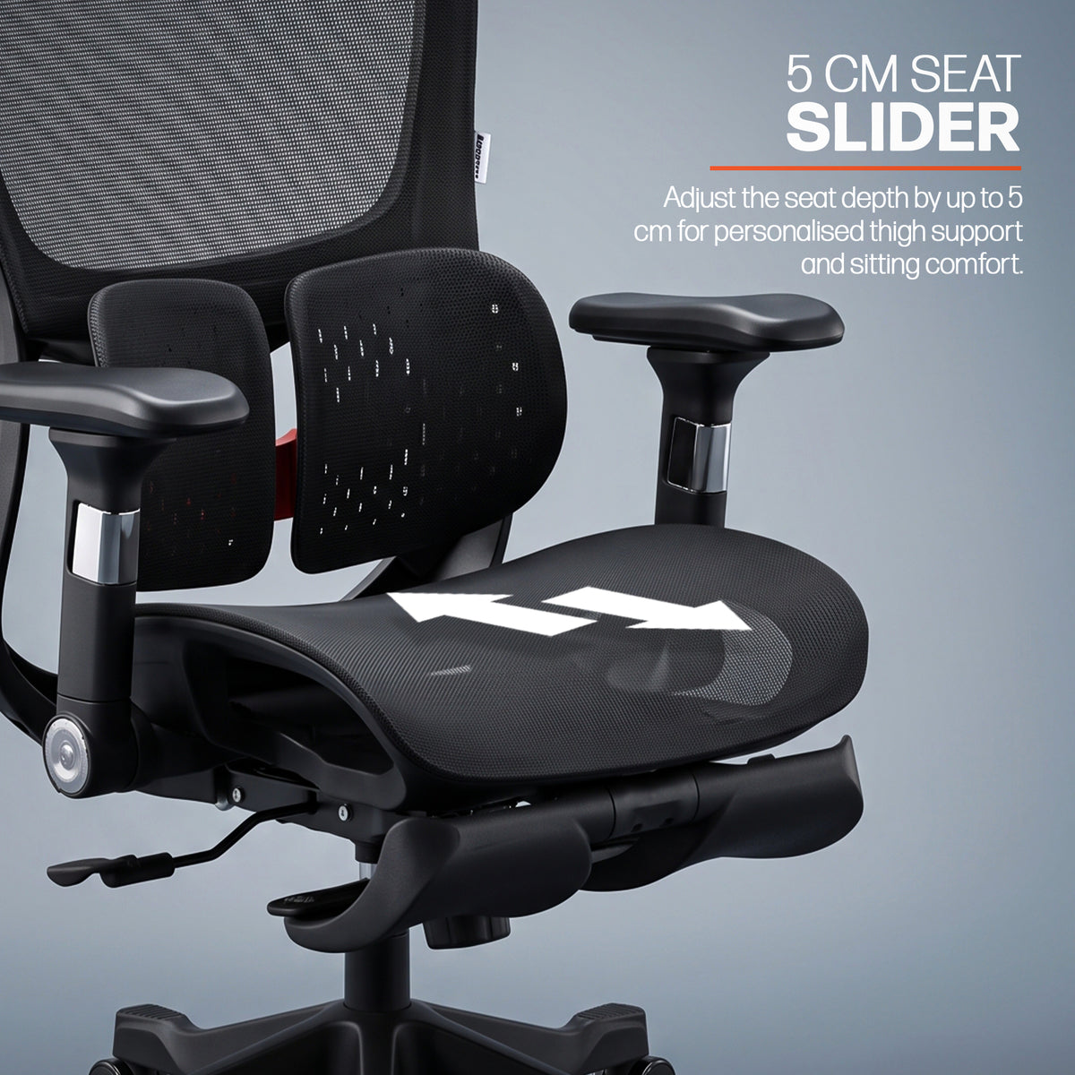 Drogo Axion Ergonomic Office Chair Lumbar Support & Mesh Back Chair