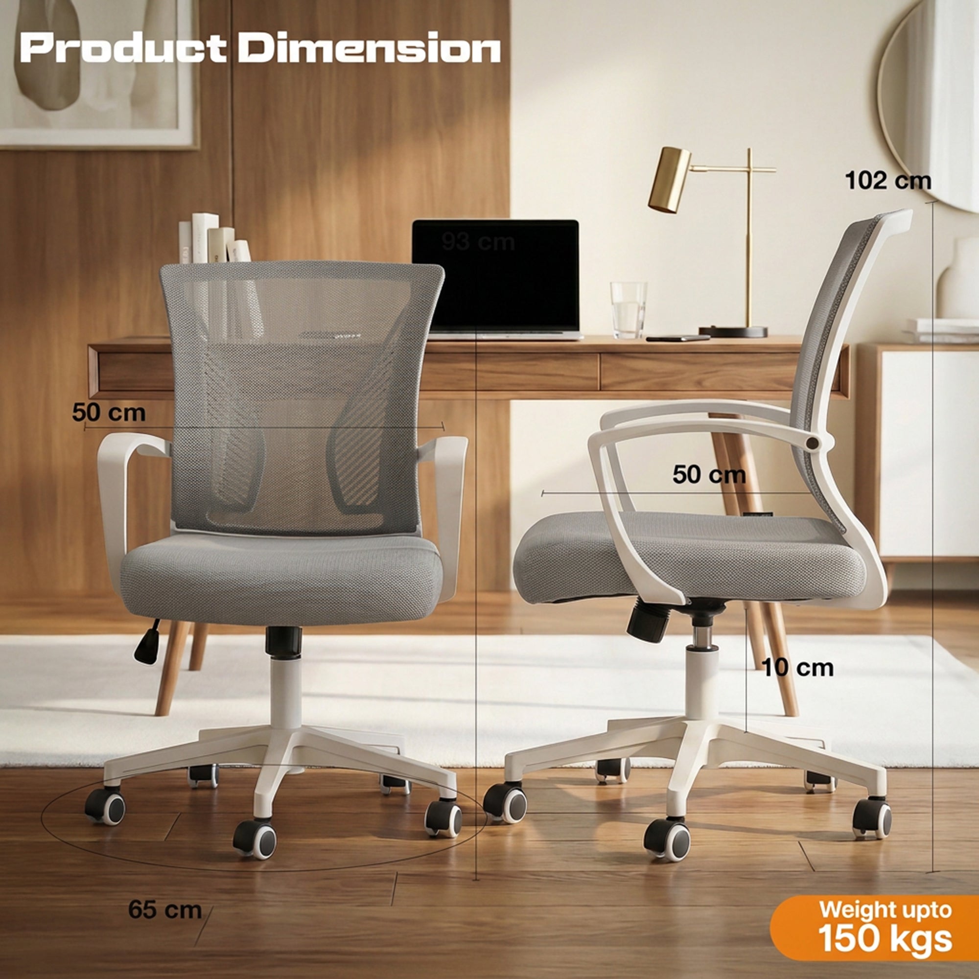 Drogo ComfortWing Ergonomic Office Chair for Work from Home Desk Chair