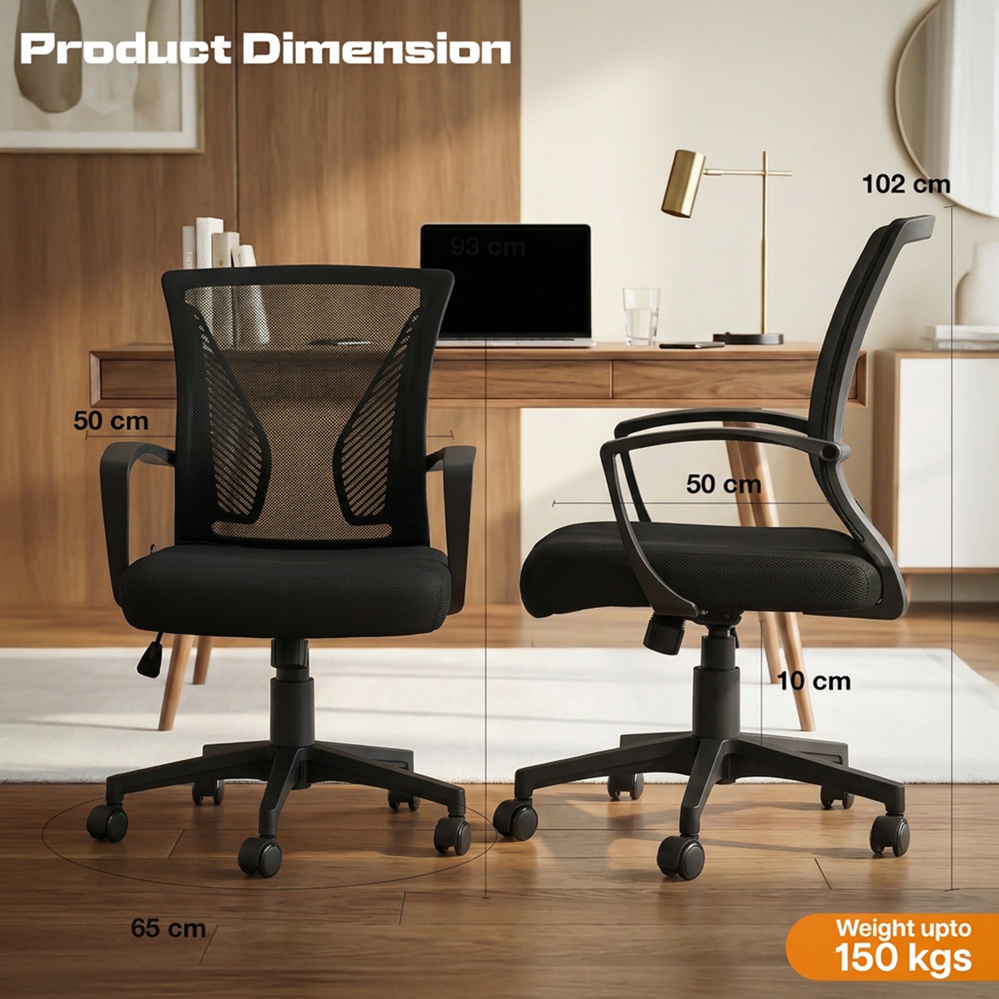 Drogo ComfortWing Ergonomic Office Chair for Work from Home Desk Chair