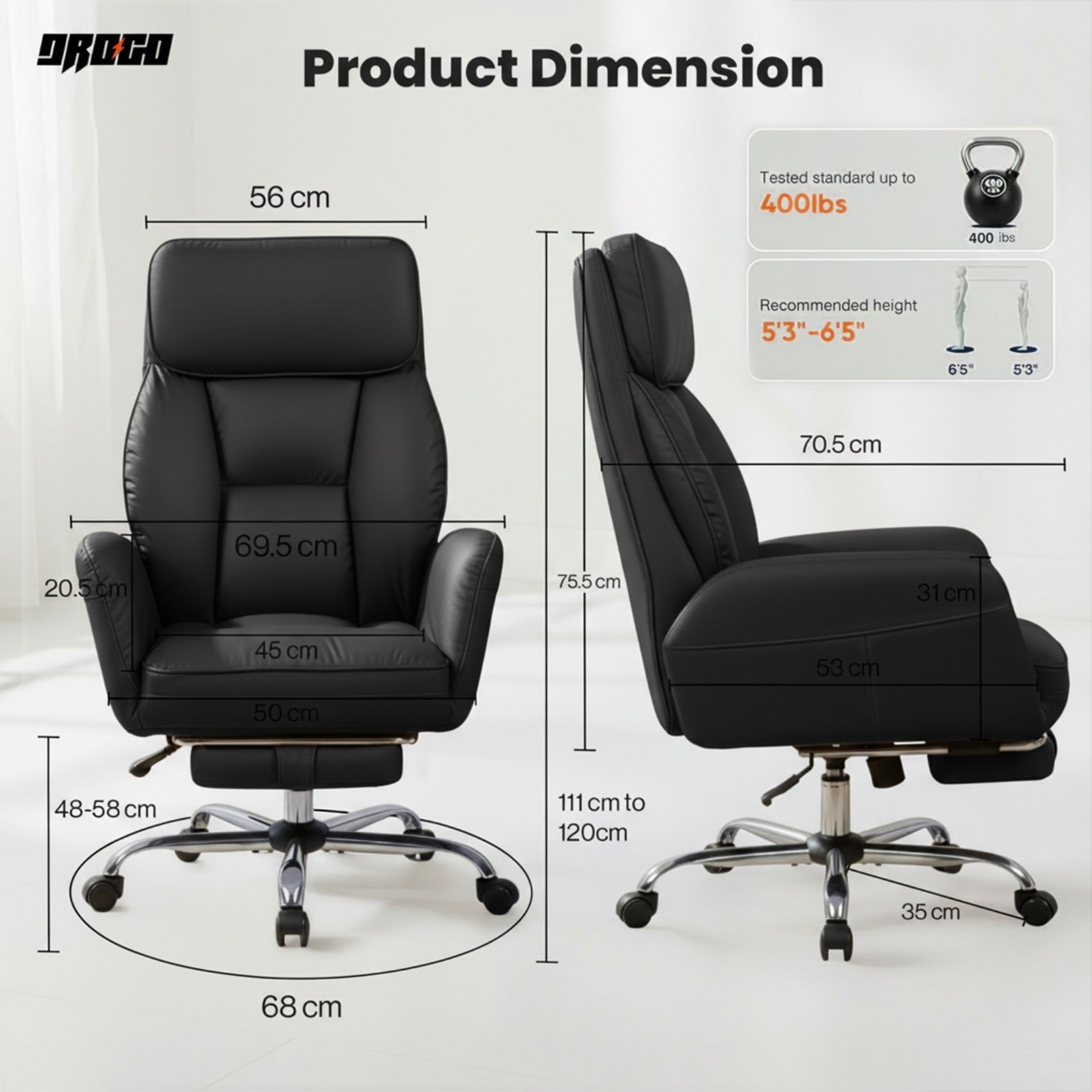 PREORDER Drogo Emperium Pro Ergonomic Luxury Chair for Office and Work From Home