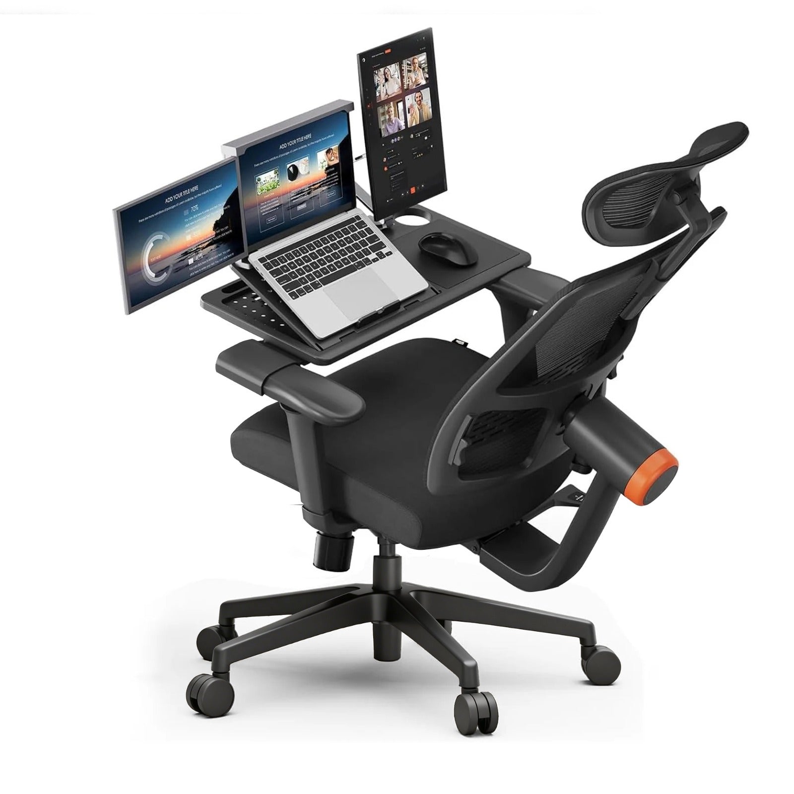Drogo PosturePro Office Chair with Laptop Tray for Work from Home Drogo