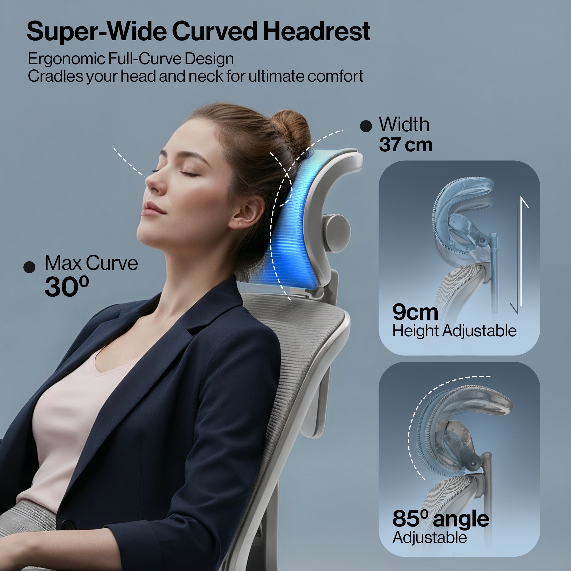 Drogo Flow 360 Ergonomic Office Chair With Patented Flow Technology & Cable Mechanism