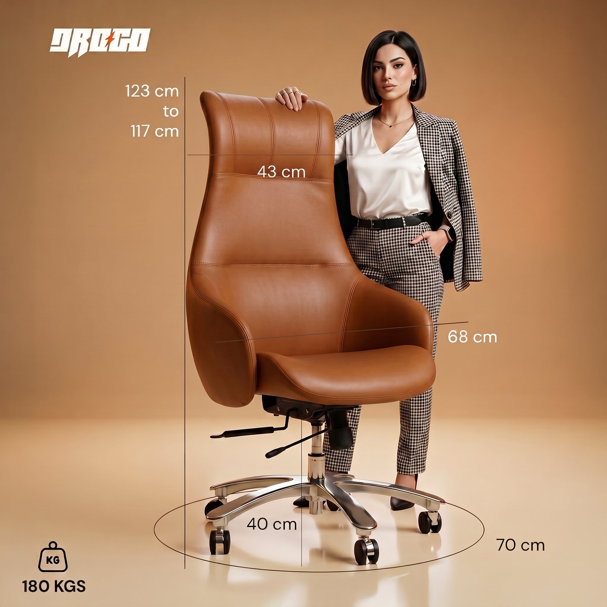 Drogo Calista Executive Ergonomic Office Chair
