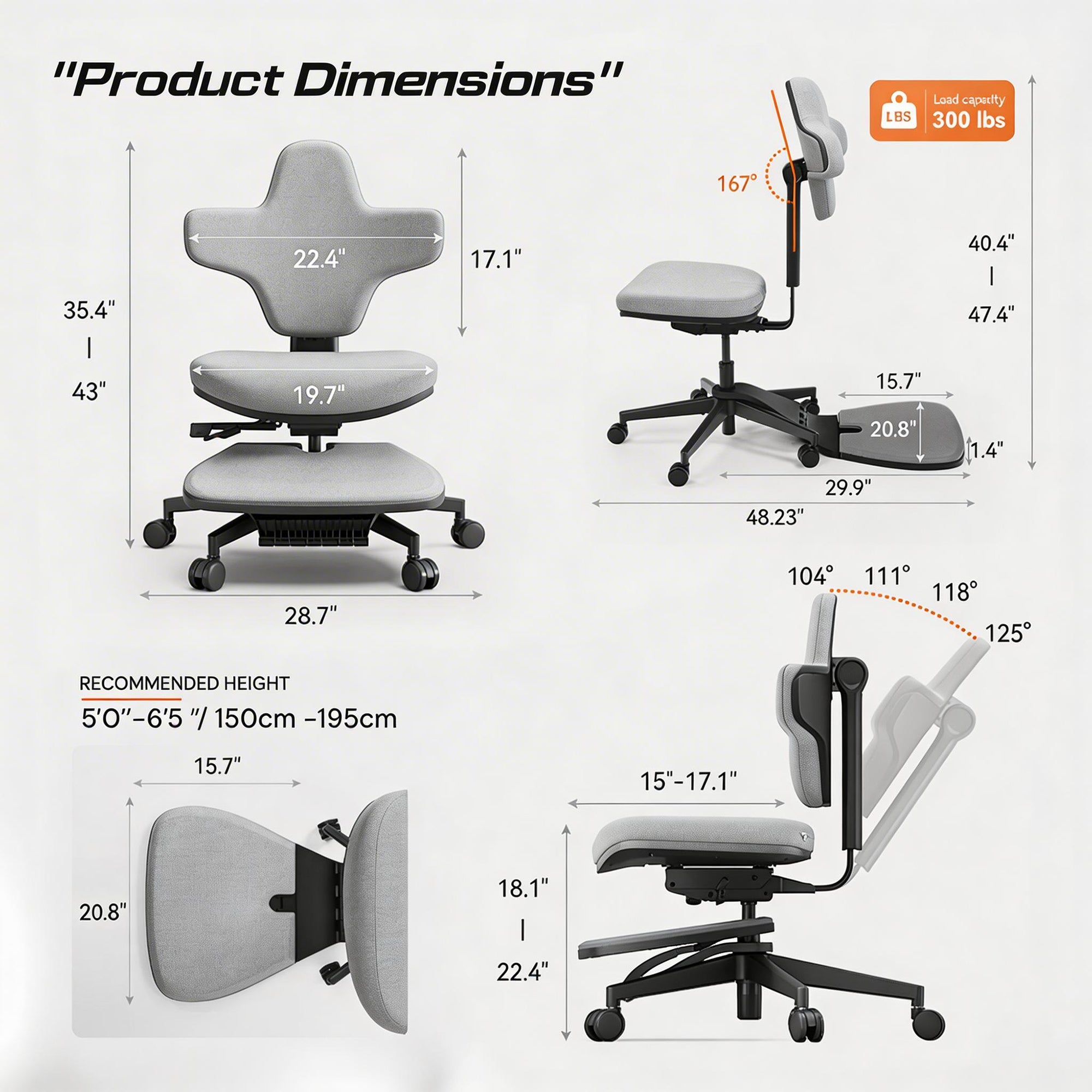Drogo Stance Ergonomic Standing Mat Chair
