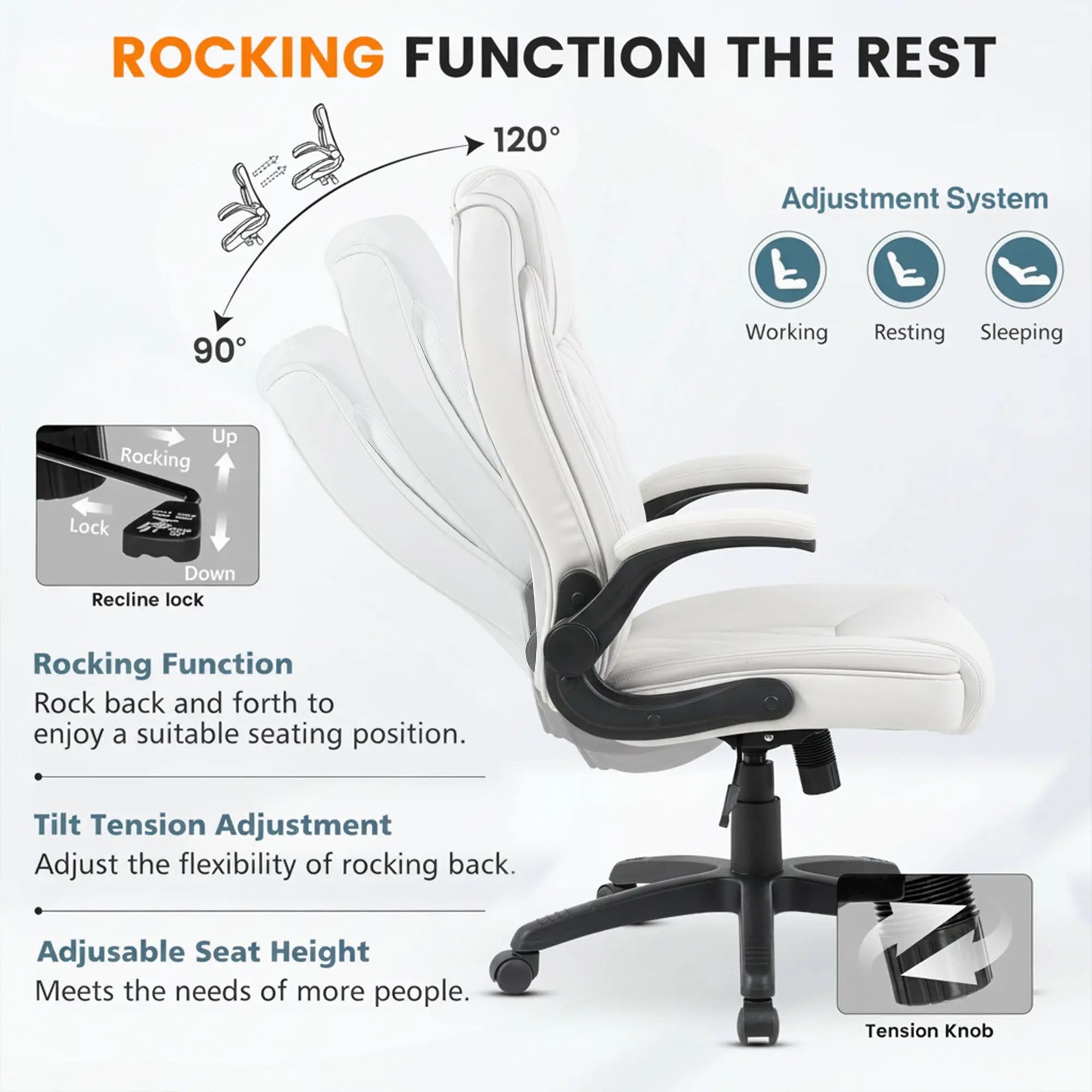 Drogo Dominus Ergonomic Leather Office Chair Drogo India