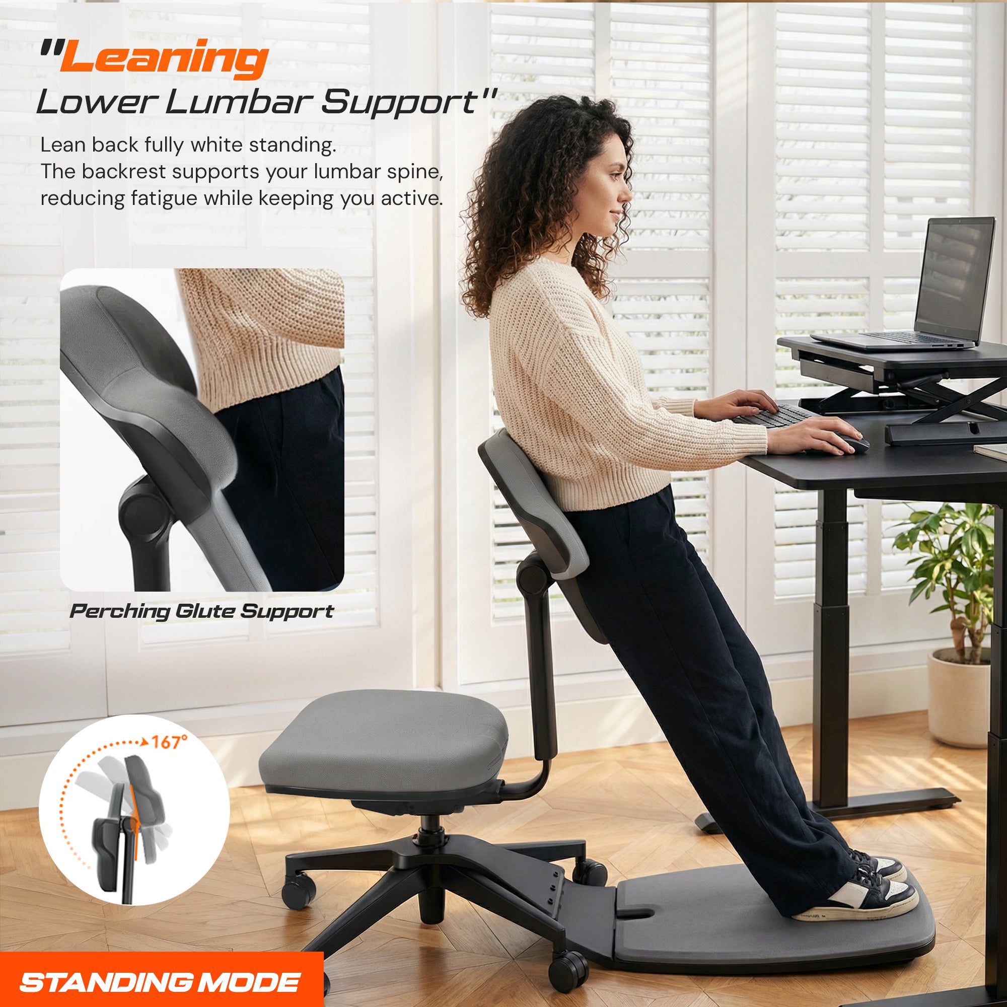 Drogo Stance Ergonomic Standing Mat Chair