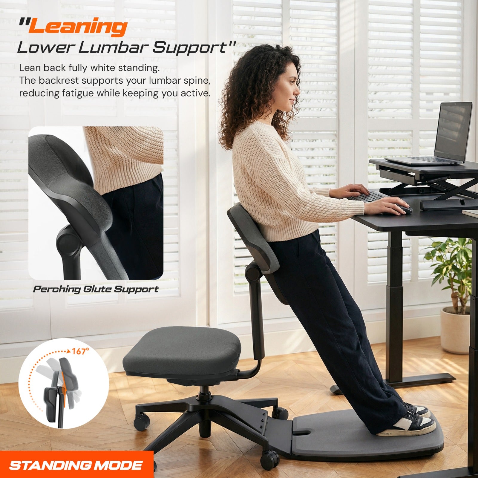 Drogo Stance Ergonomic Standing Mat Chair