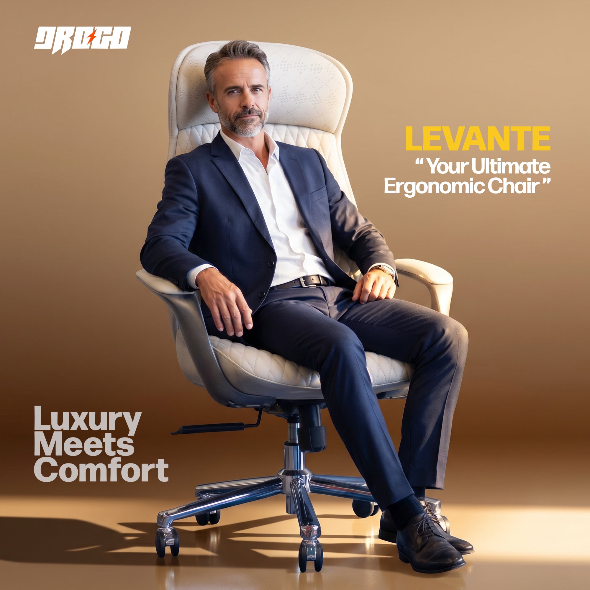 Drogo Levente Premium Ergonomic Office Chair for Work