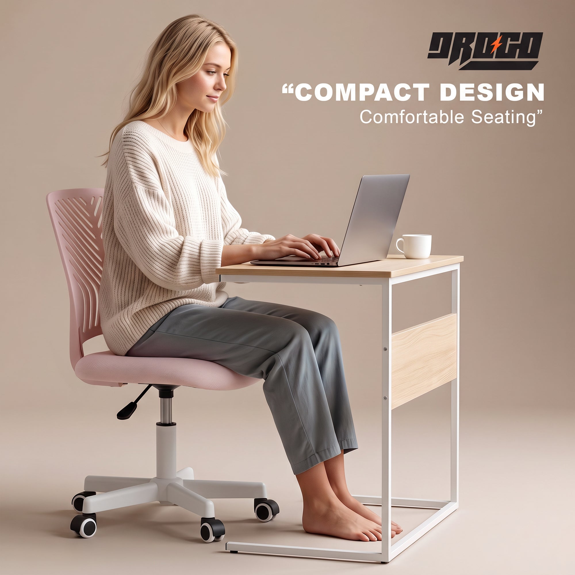 Drogo Ergonomic Small Study Computer Chairs for Girls Boys Teens