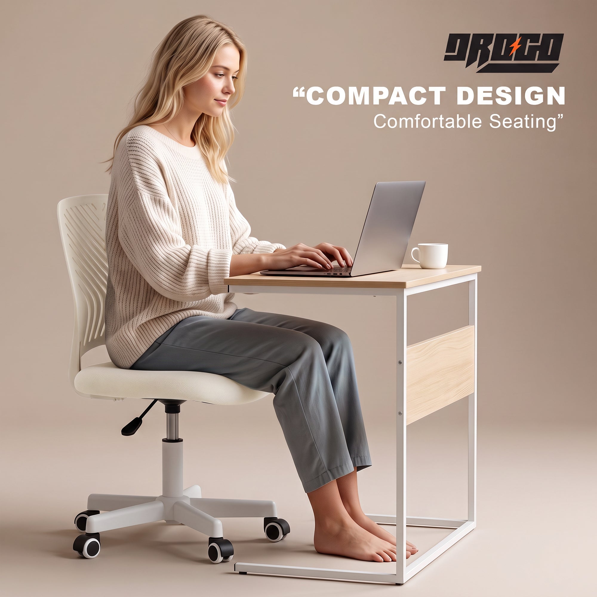 Drogo Ergonomic Small Study Computer Chairs for Girls Boys Teens