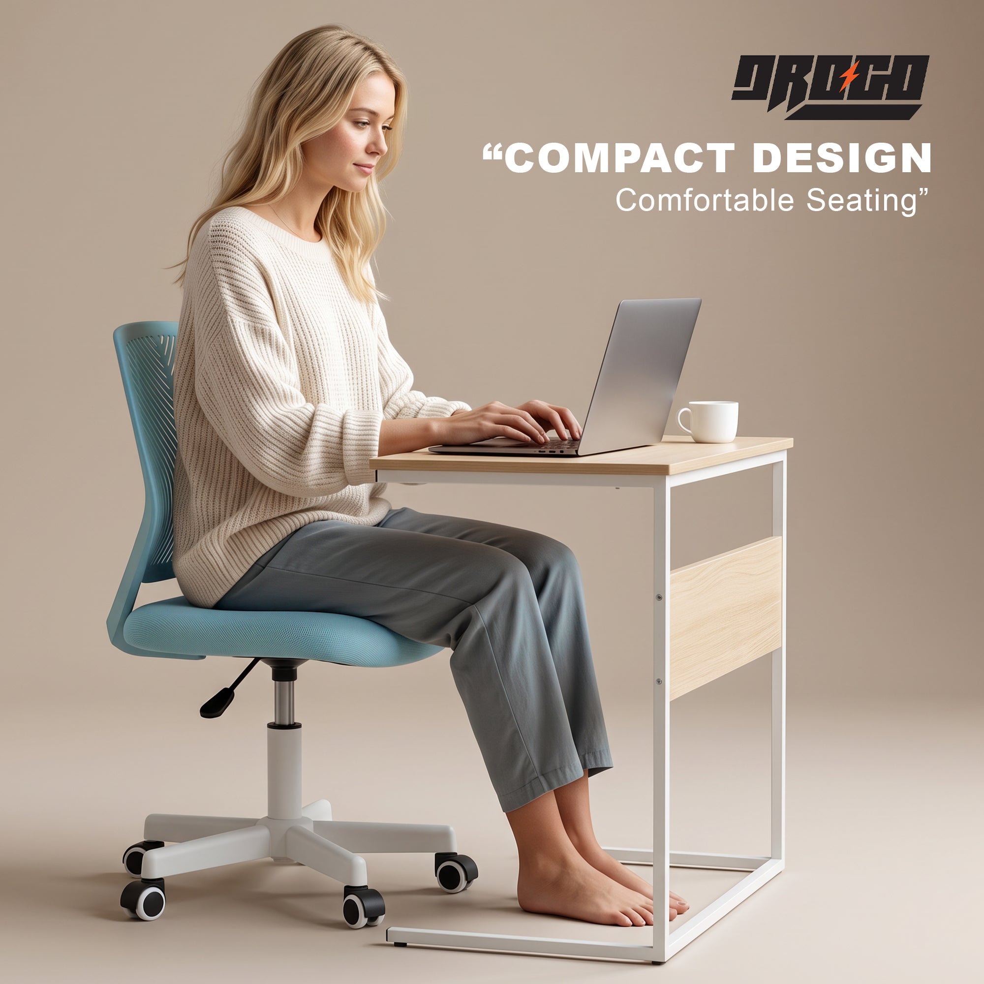 Drogo Ergonomic Small Study Computer Chairs for Girls Boys Teens