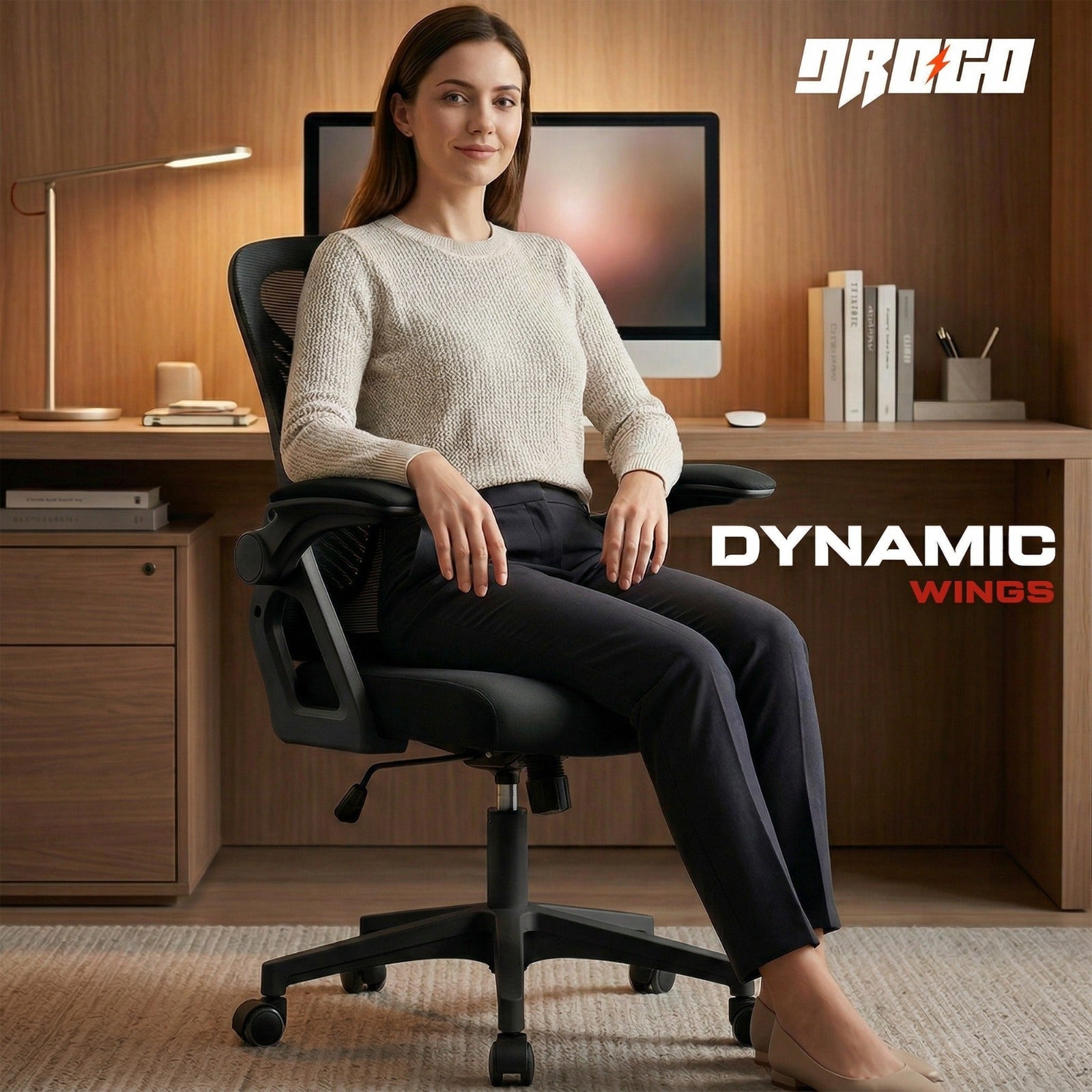 Drogo DynamicWing Ergonomic Computer Chair for Work from Home