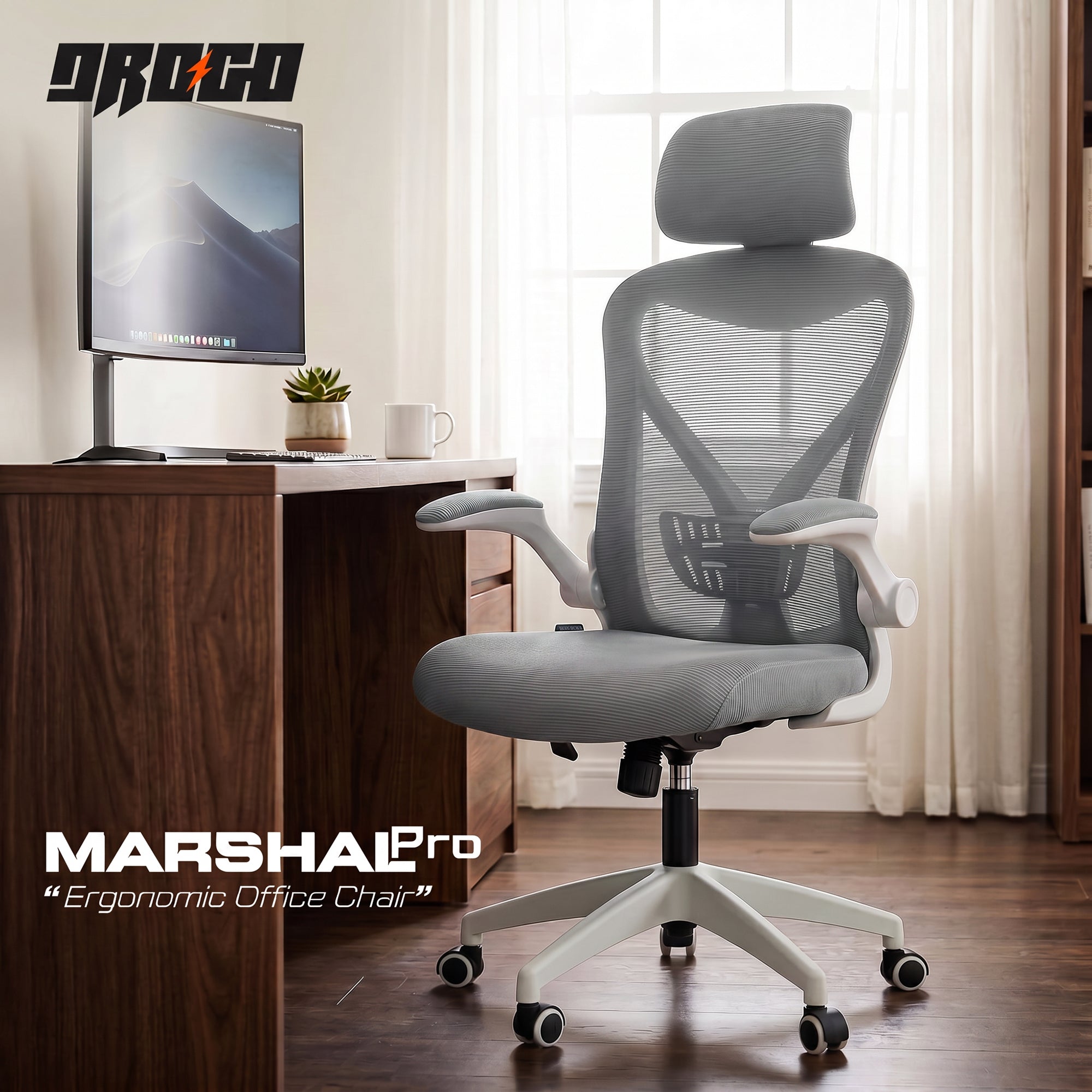 Drogo Marshal Pro Premium Ergonomic Office Chair for Work from Home