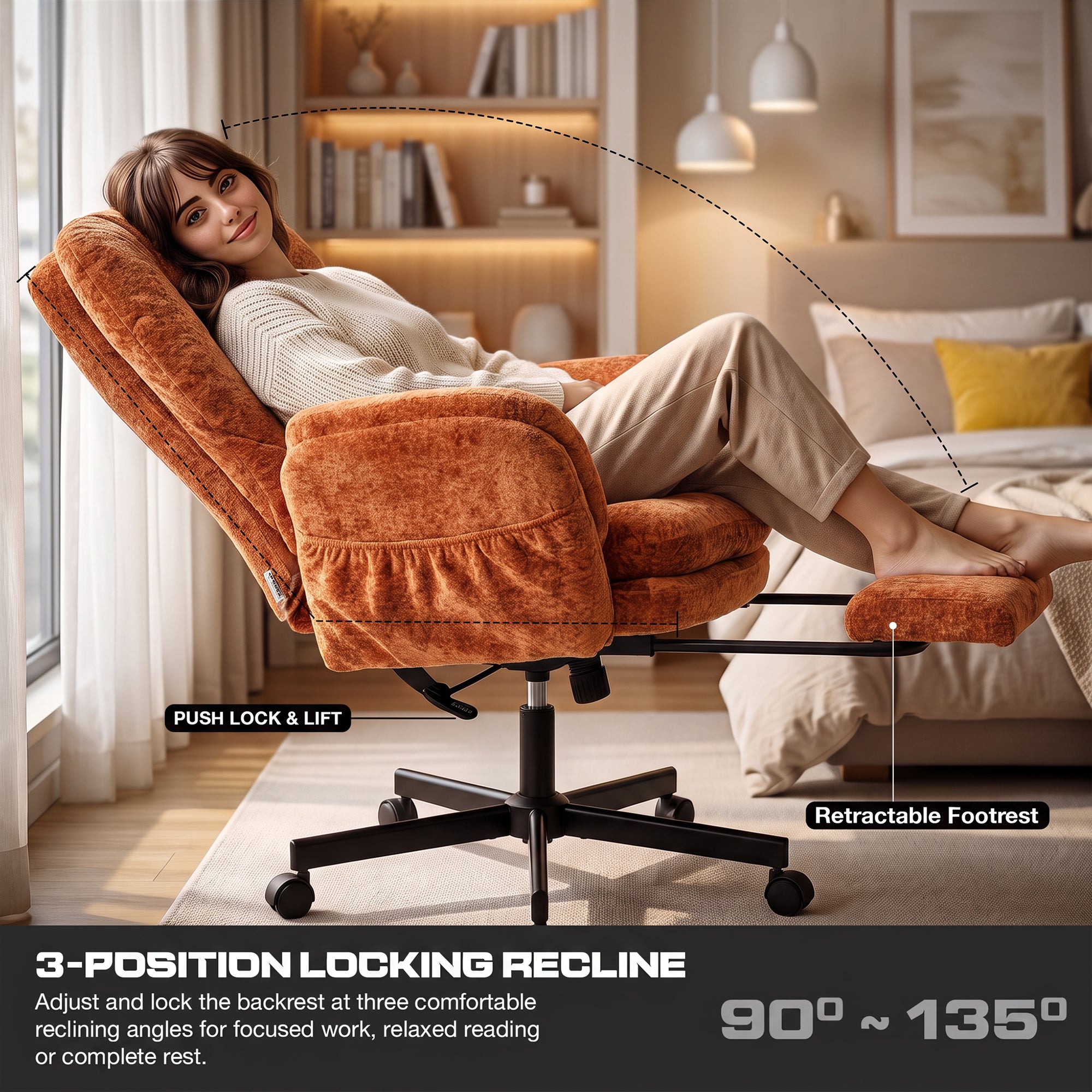office chair with lumbar support.
