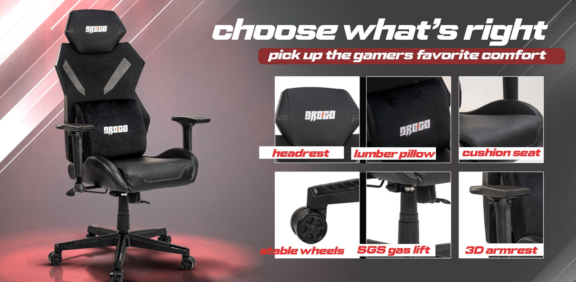 Gaming chair pick up in online store