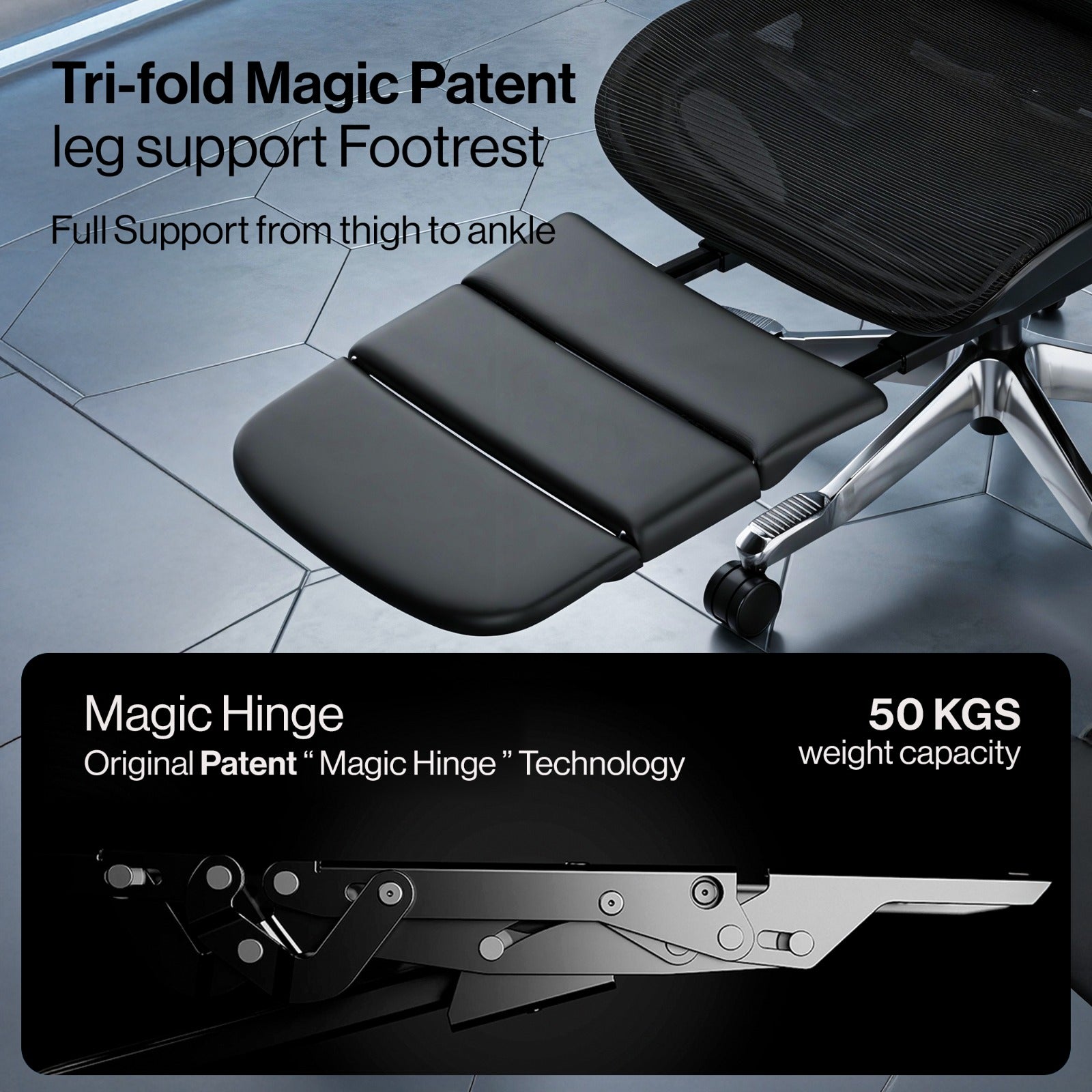 Drogo Flow 360 Ergonomic Office Chair With Patented Flow Technology & Cable Mechanism