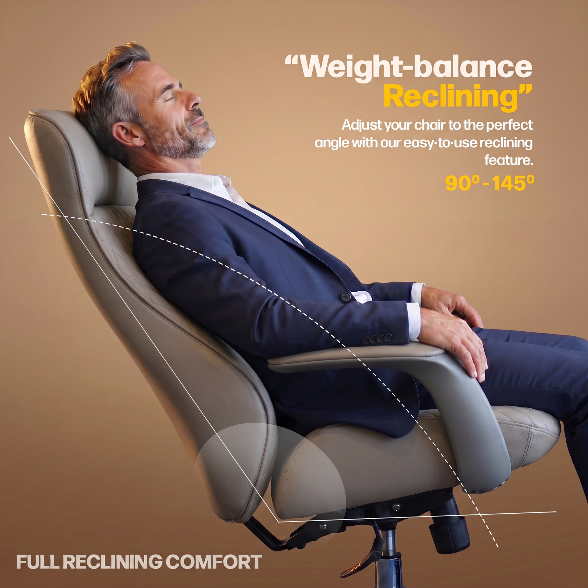 Drogo Levente Premium Ergonomic Office Chair for Work