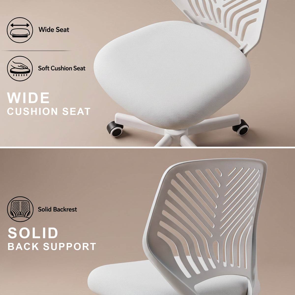 Drogo Ergonomic Small Study Computer Chairs for Girls Boys Teens