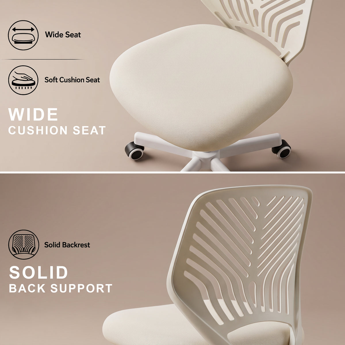Drogo Ergonomic Small Study Computer Chairs for Girls Boys Teens