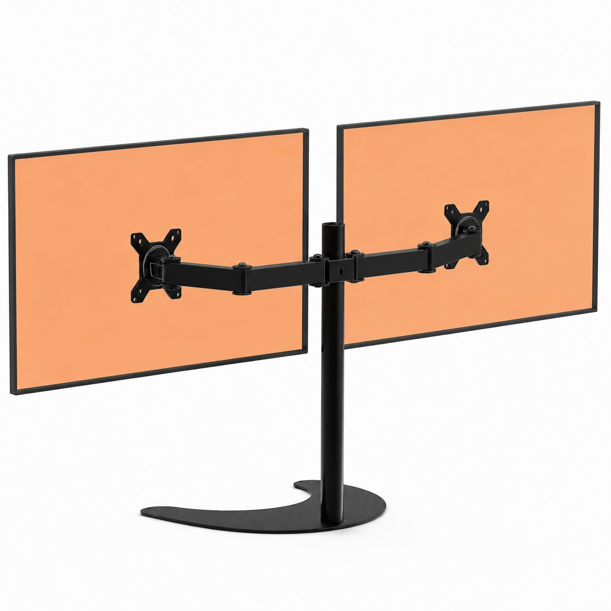 Drogo Artikel Dual Monitor Mount Adjustable VESA Arms C-Clamp & Grommet Fits 32 inch Screens