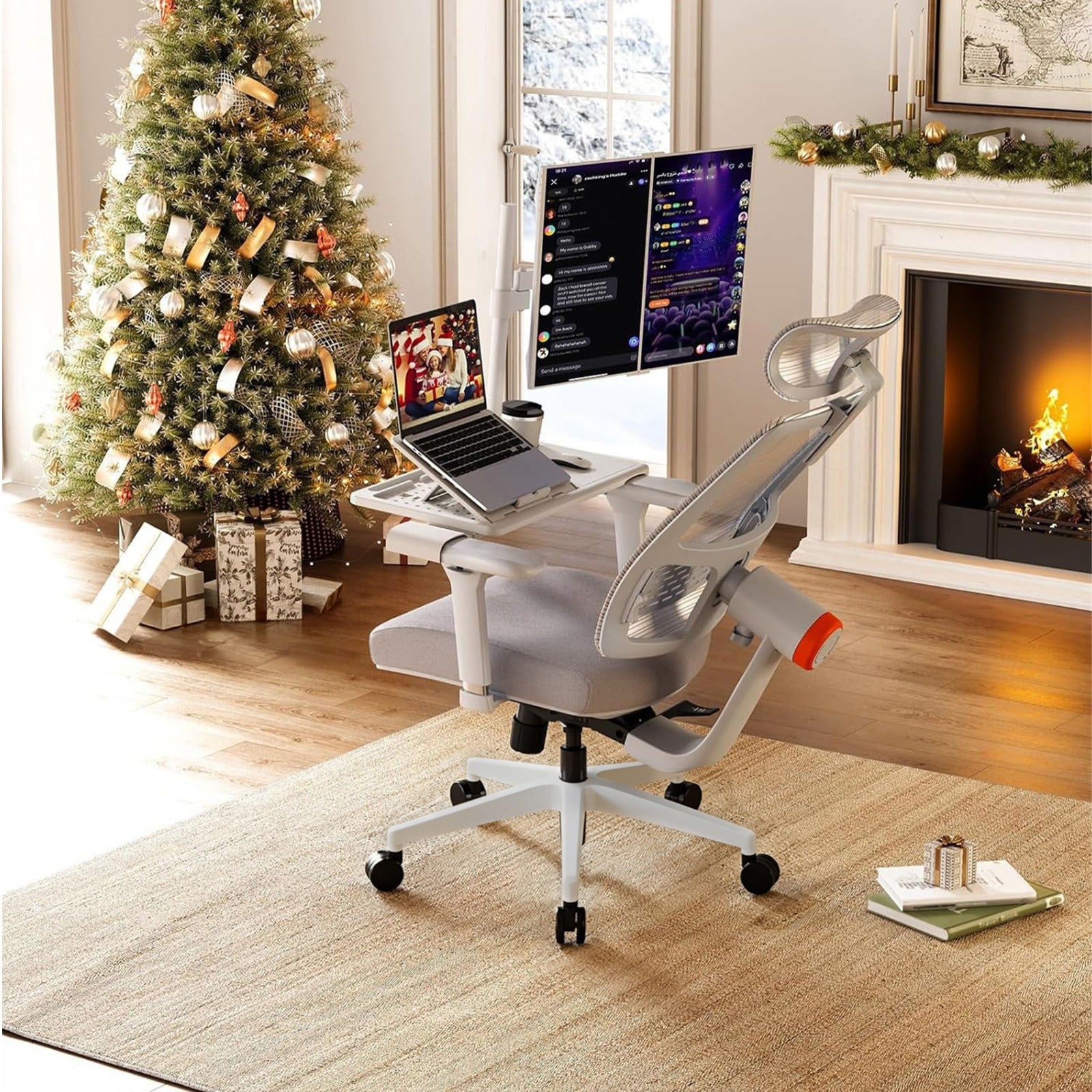 Drogo PosturePro Office Chair with Laptop Tray for Work from Home Drogo