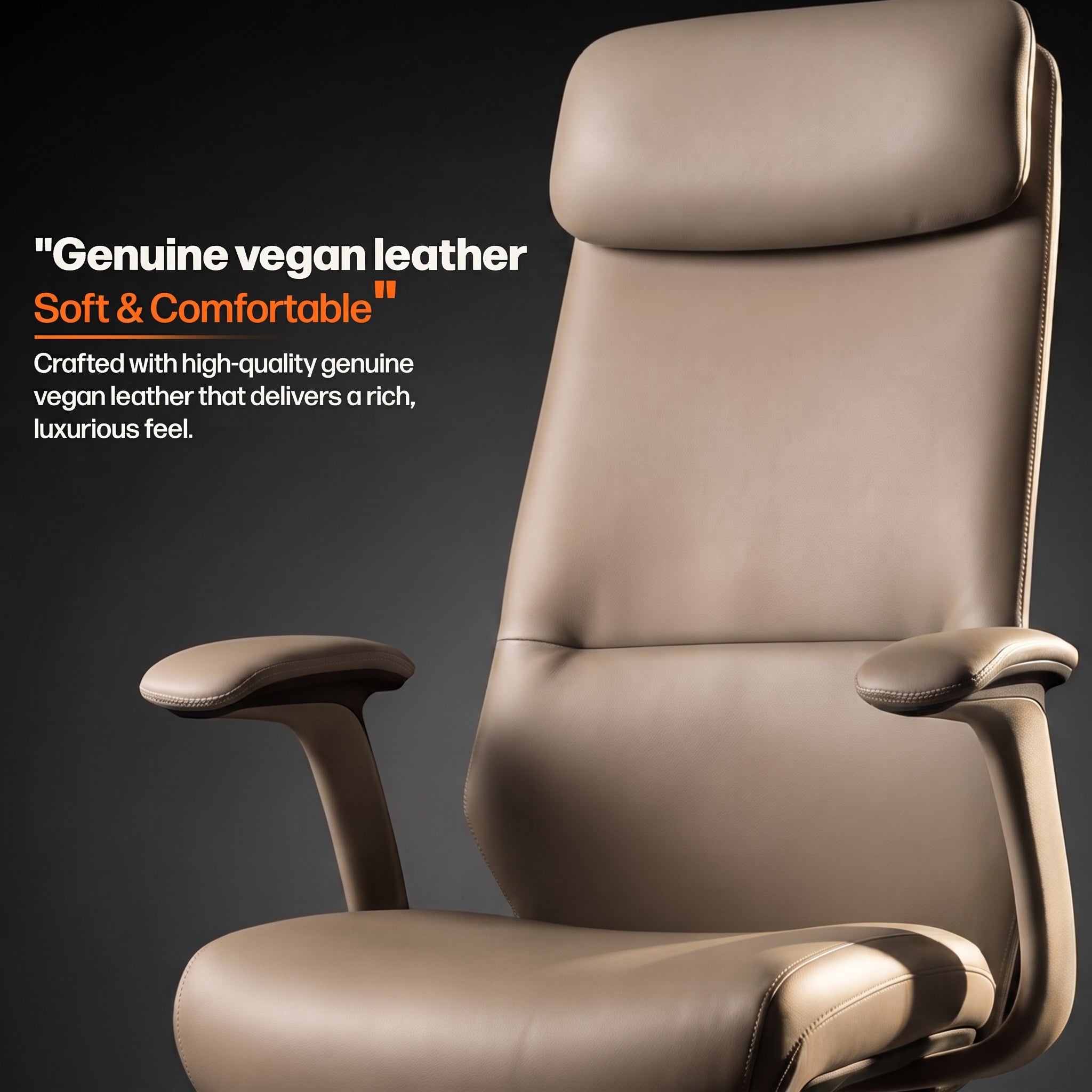 Drogo Ergo Touch Office Chair for Work 2D Headrest