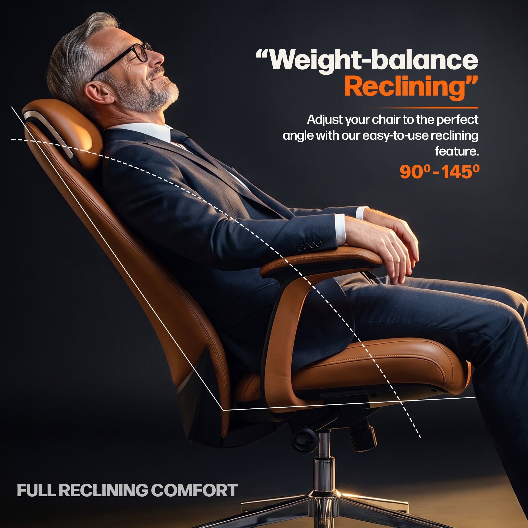 Drogo Ergo Touch Office Chair for Work 2D Headrest
