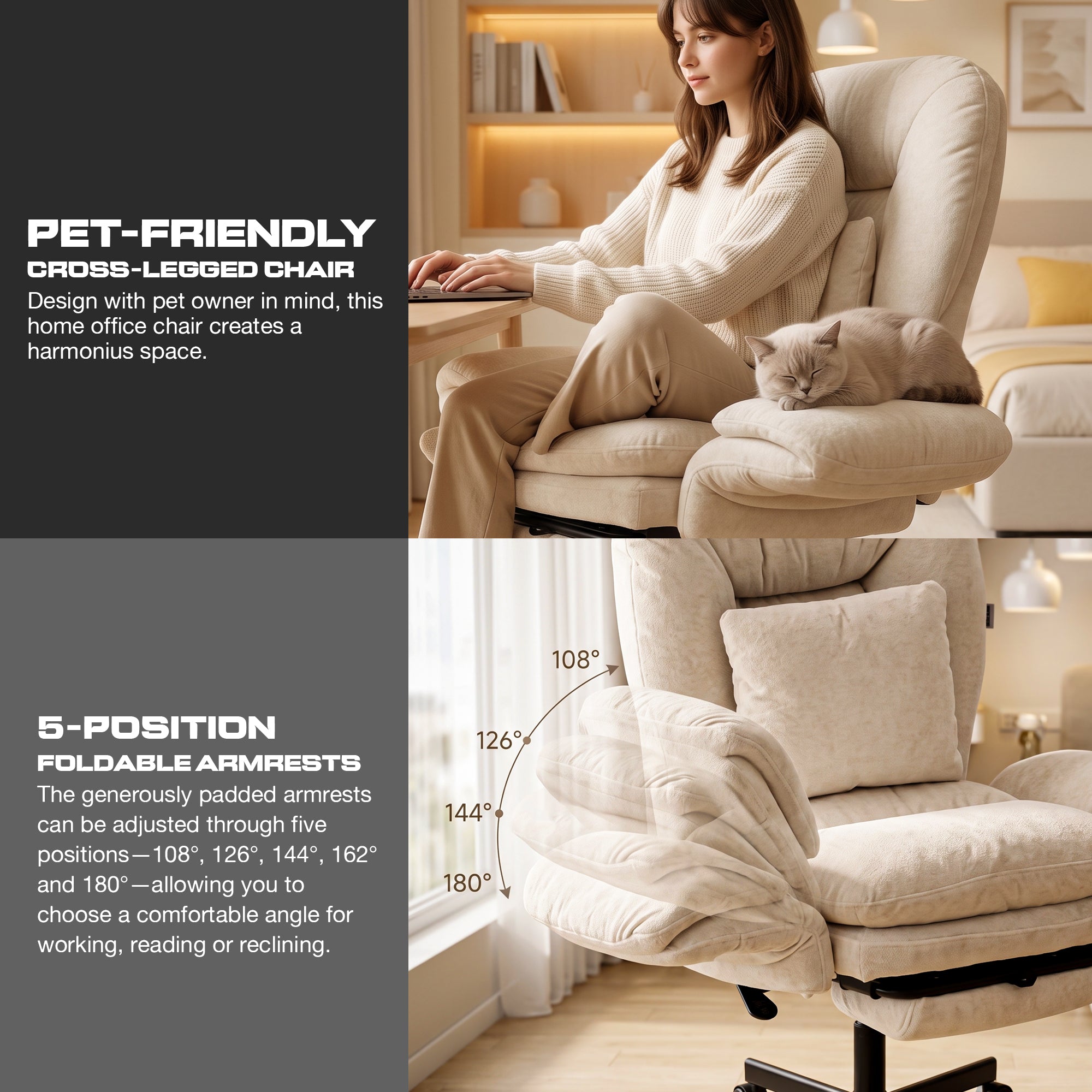 office chair with lumbar support.