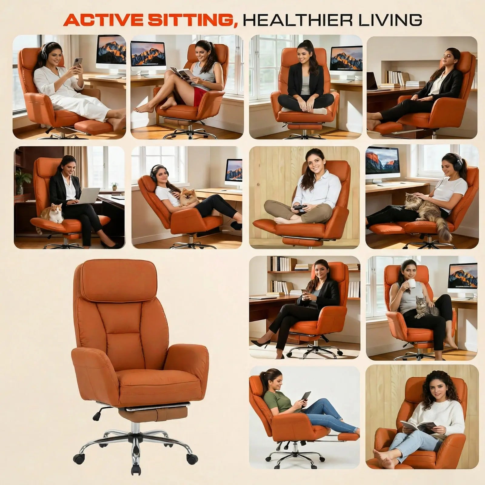 Drogo Emperium Pro Ergonomic Chair for Office and Work From Home Drogo India