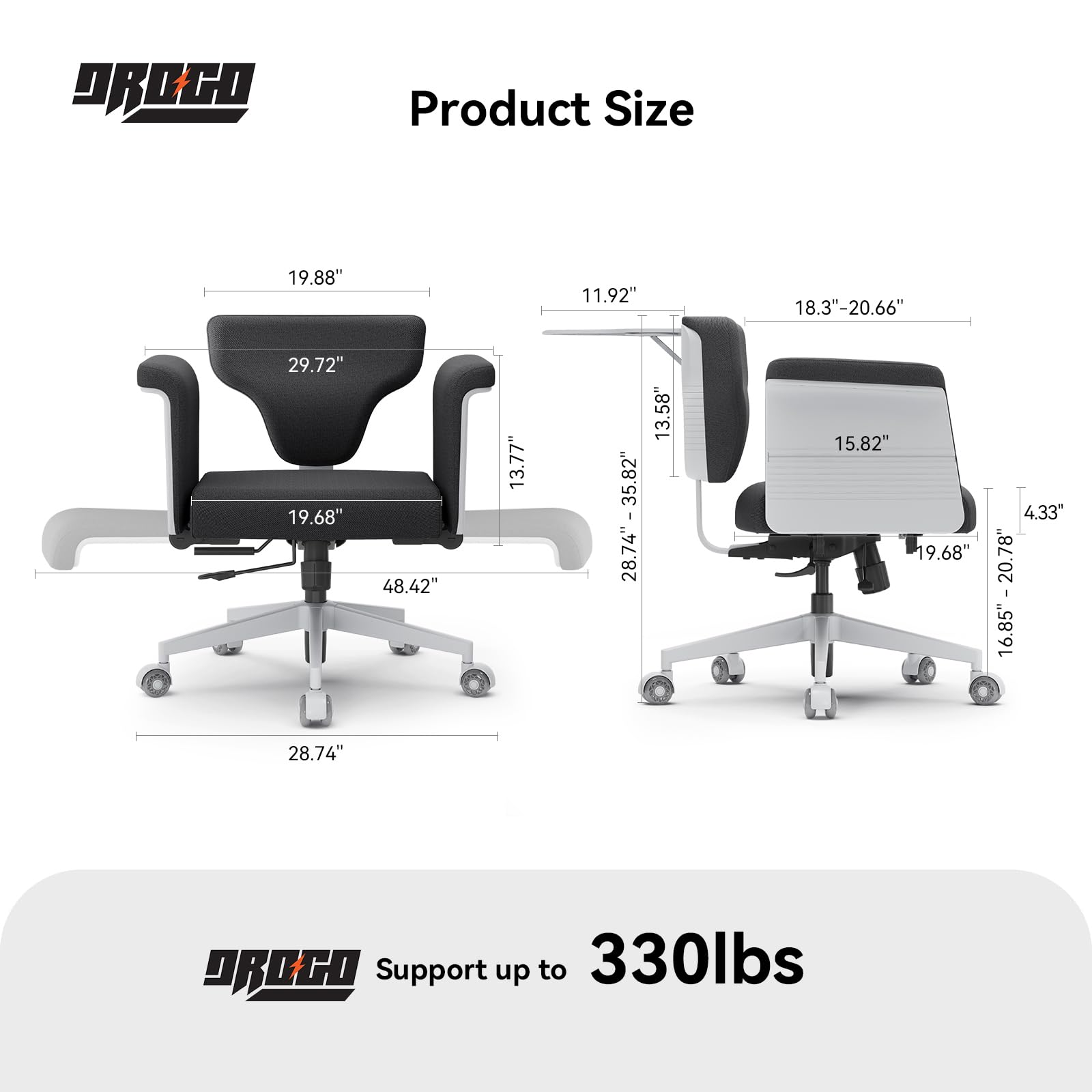 Drogo Freedom-X Multi-Position Cross Legged Office Chair