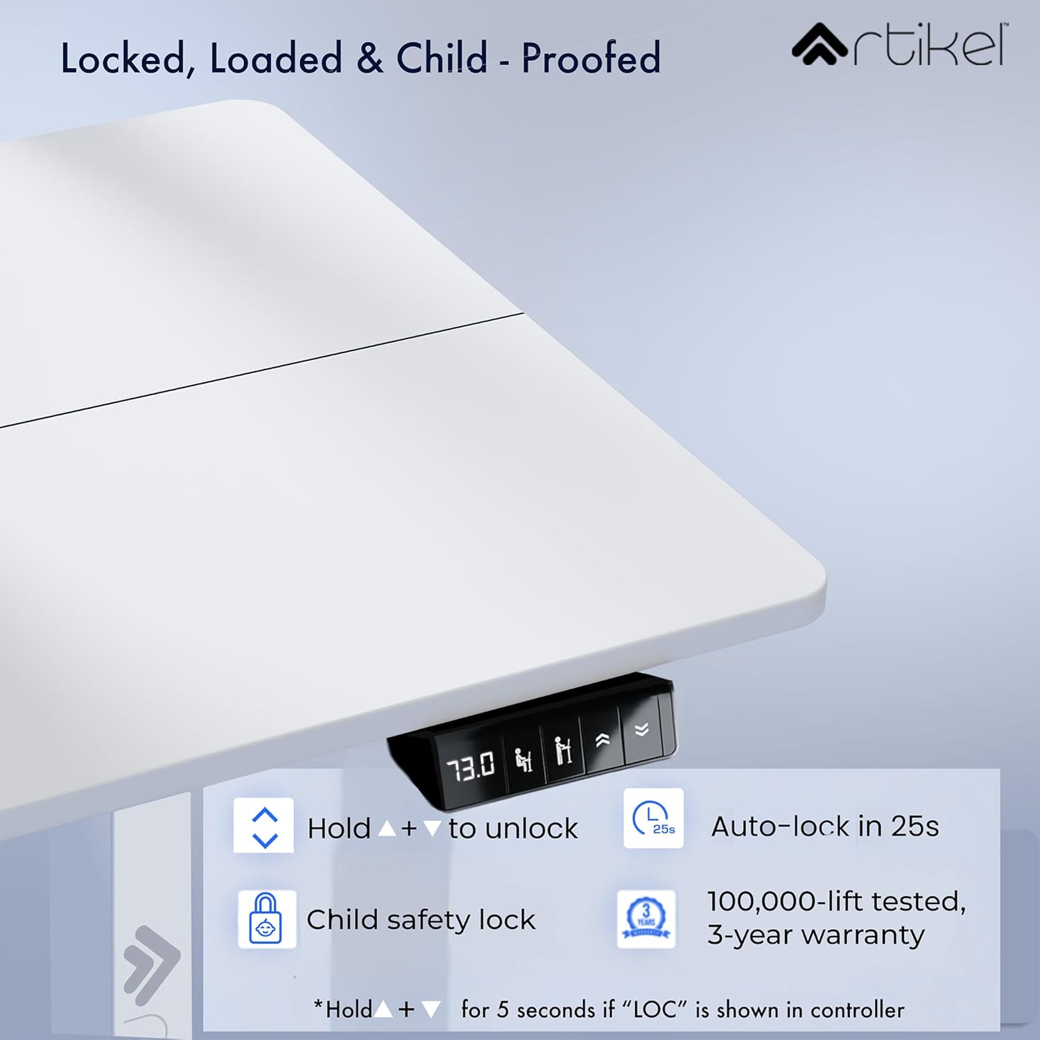 Drogo Eco Electric Height Adjustable Table for Office Work Drogo