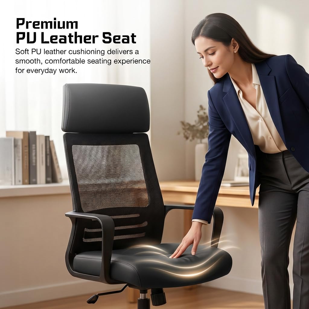 Drogo Lumina Pro Ergonomic Adjustable Office Chair for Work at Home